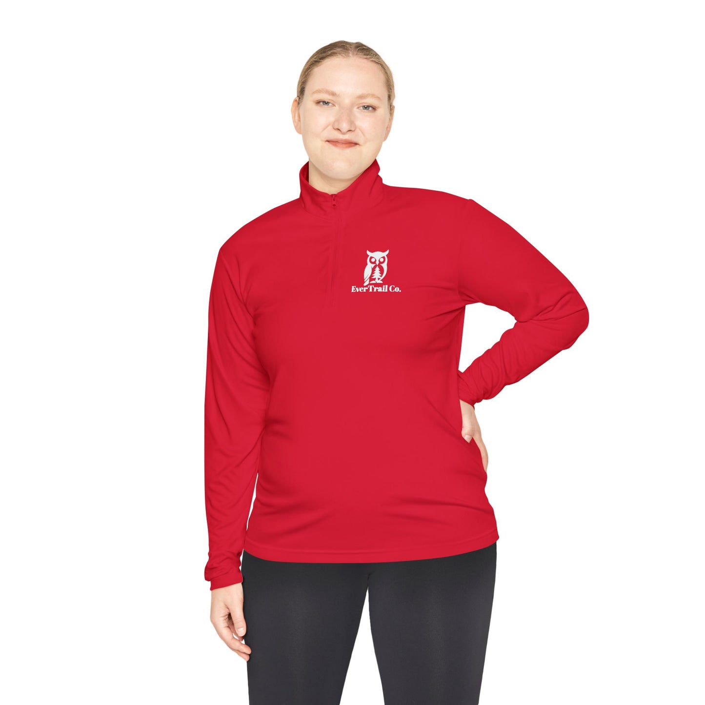 Stylish Unisex Quarter-Zip Pullover for Casual Comfort, Perfect for Outdoor Activities, Gift for Him or Her, Athleisure Wear, Pet Lovers