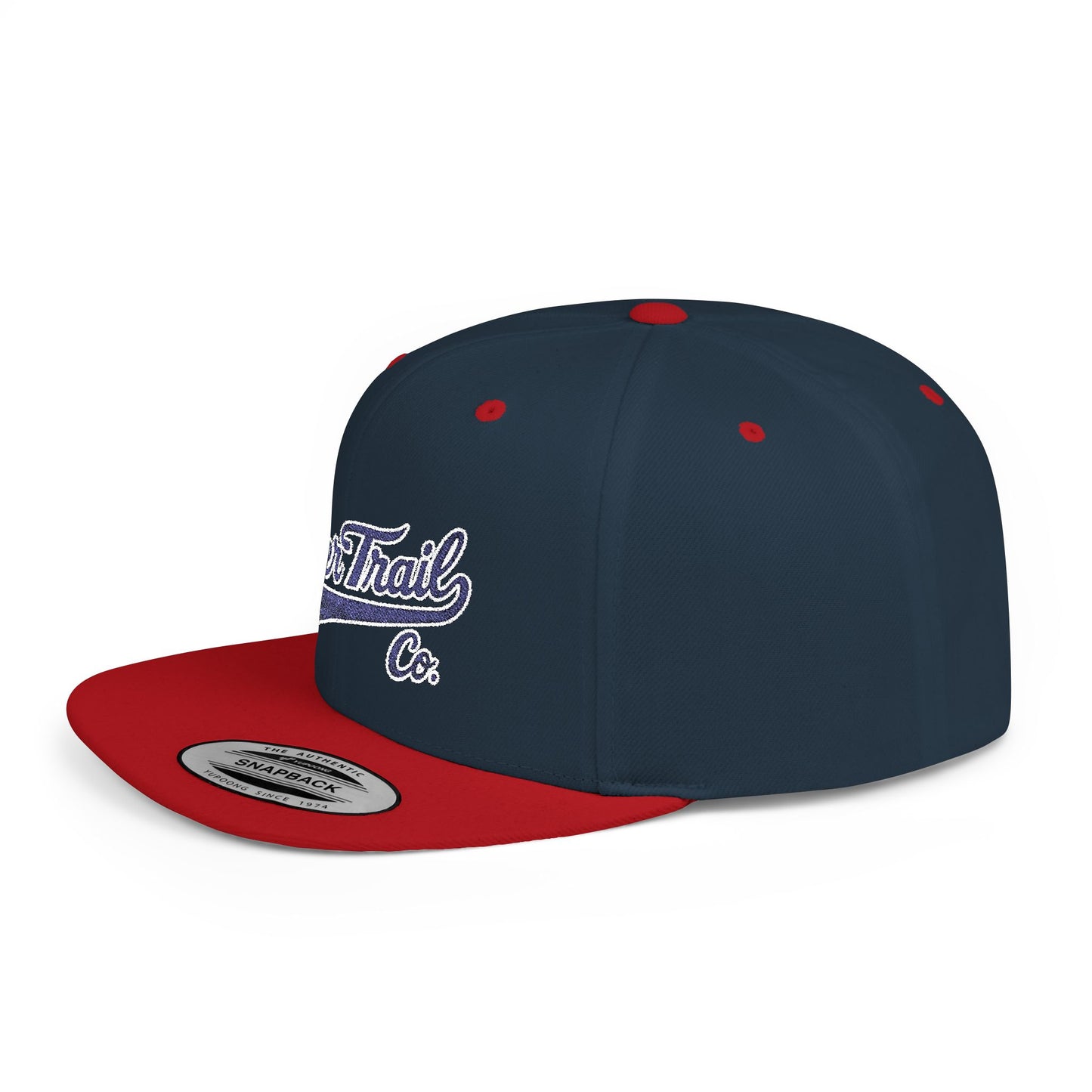 EverTrail Co.™ Baseball Script Flatbill Snapback
