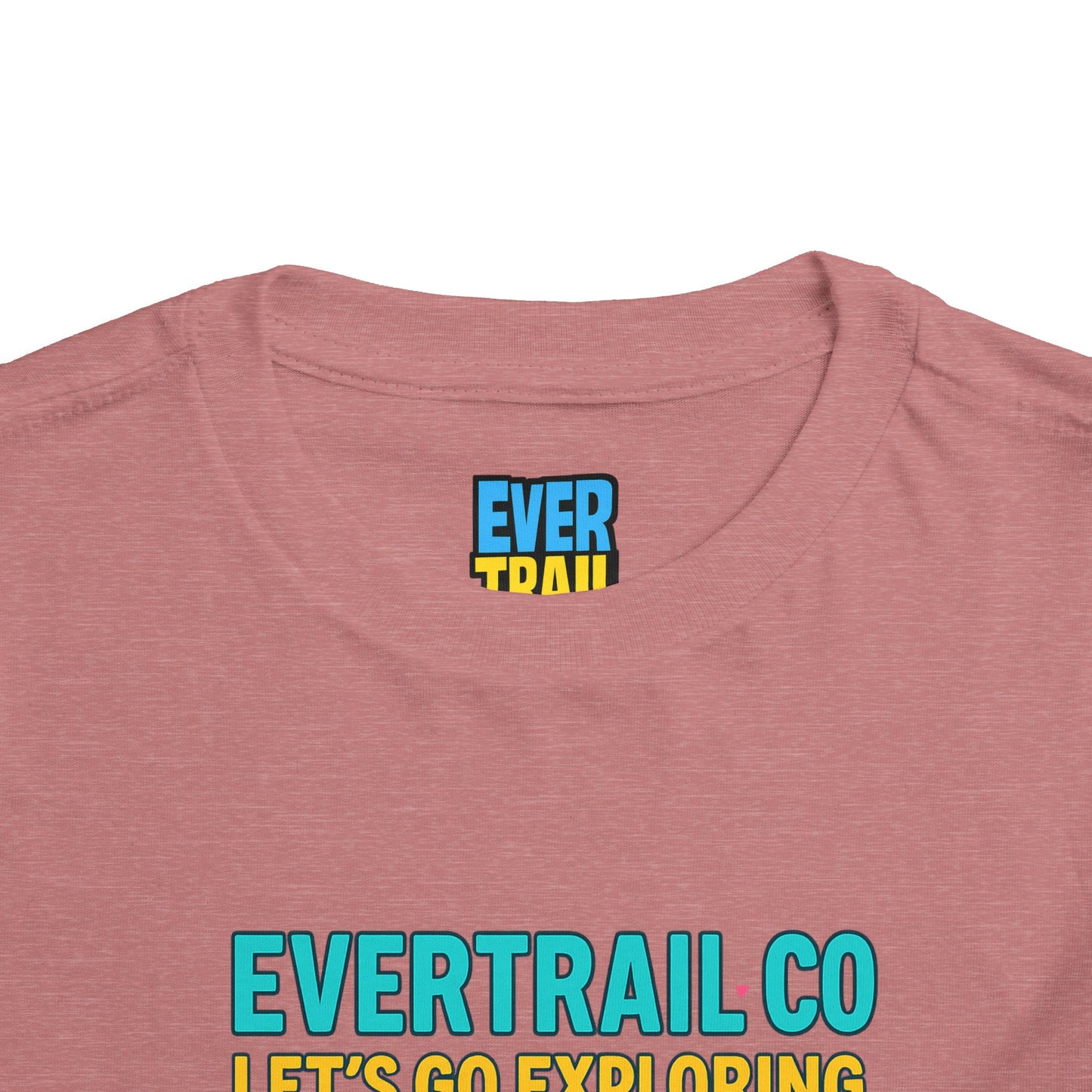 “Let’s Go Exploring” Retro Toddlers Adventure Shirt – 90s Nature Icons Tee by EverTrail Co.