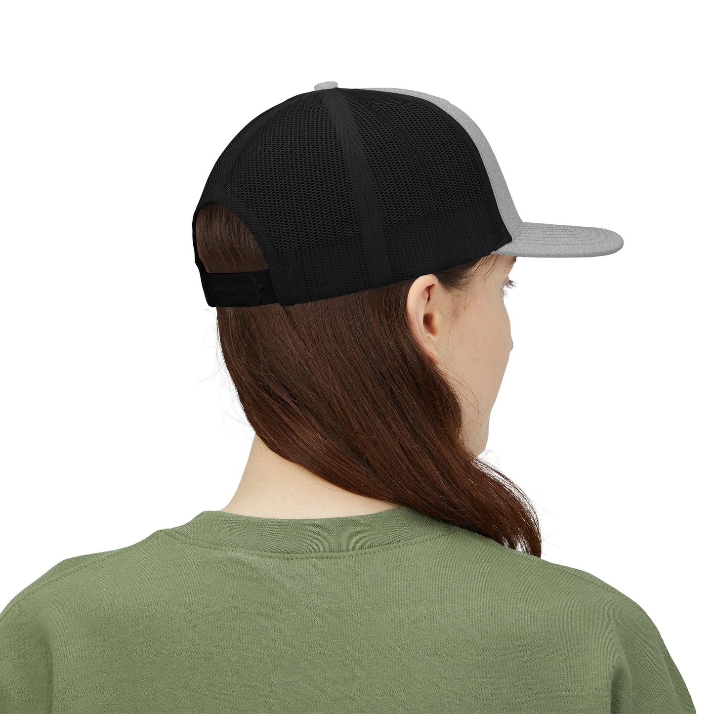Outdoor Adventure Snapback Cap, Embroidered Trucker Hat for Hiking, Camping, Gifts for Him, Trendy Casual Headwear