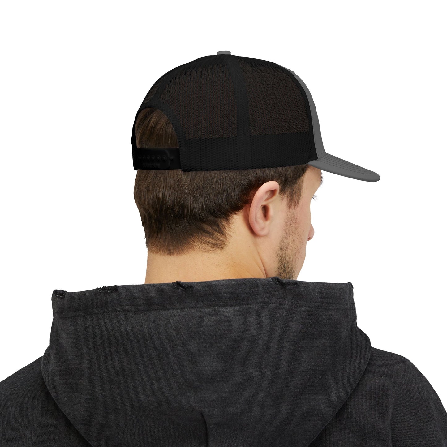 Outdoor Adventure Snapback Cap, Embroidered Trucker Hat for Hiking, Camping, Gifts for Him, Trendy Casual Headwear