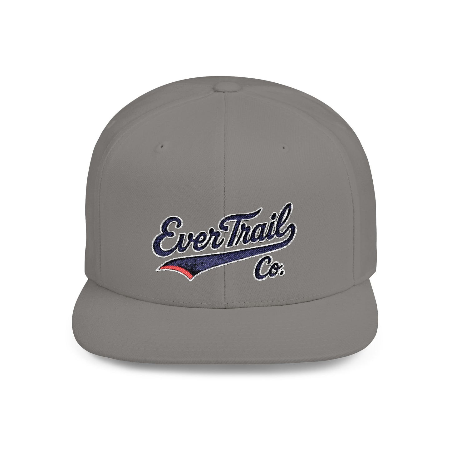 EverTrail Co.™ Baseball Script Flatbill Snapback