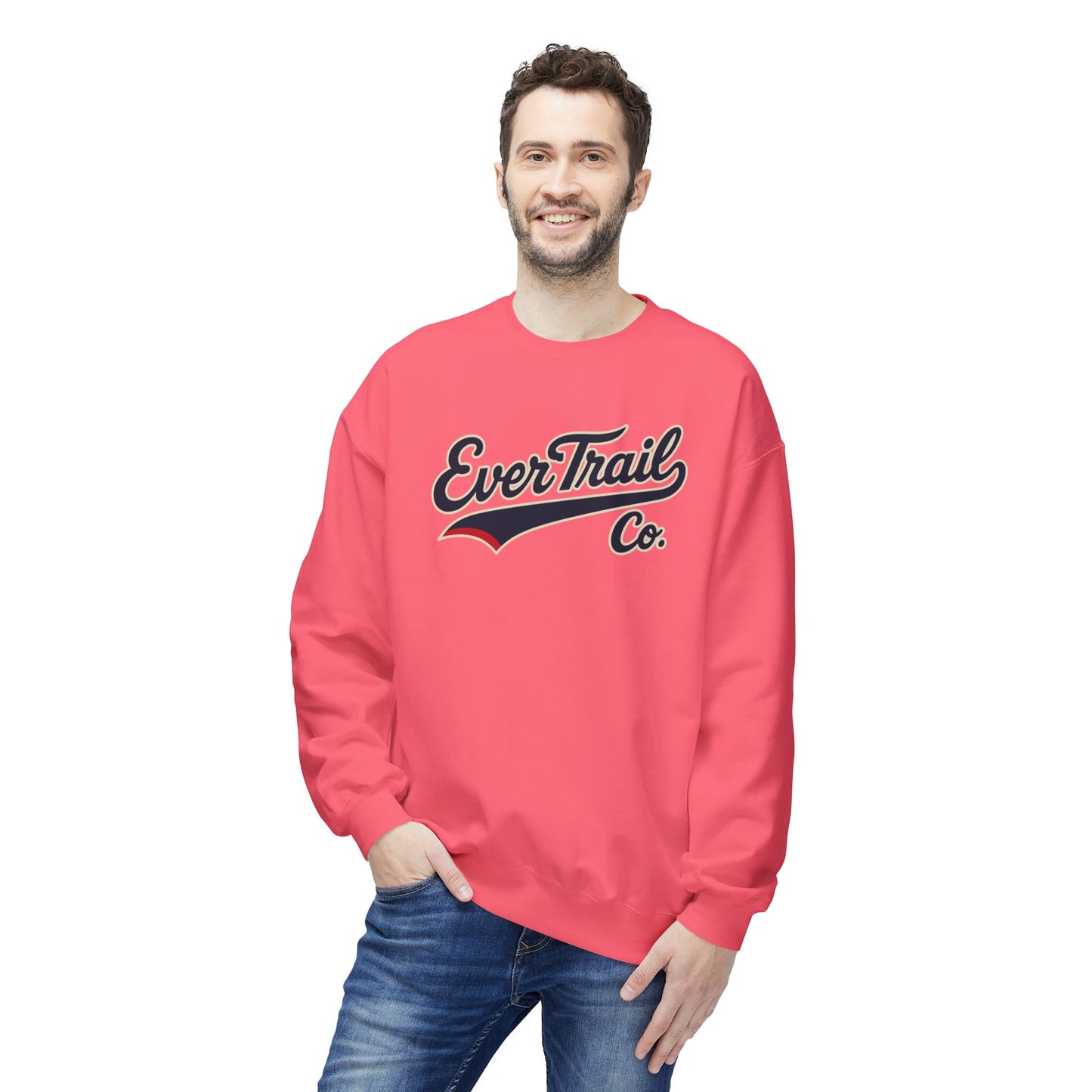 EverTrail Co.™ Baseball Script Crewneck Sweatshirt