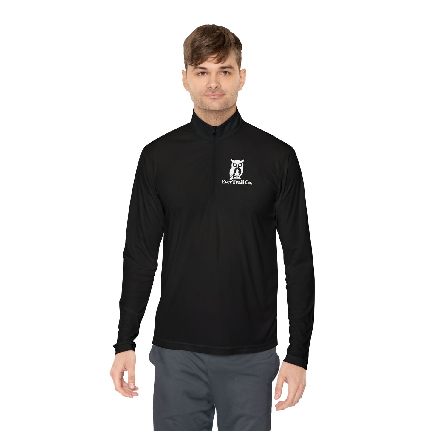 Stylish Unisex Quarter-Zip Pullover for Casual Comfort, Perfect for Outdoor Activities, Gift for Him or Her, Athleisure Wear, Pet Lovers