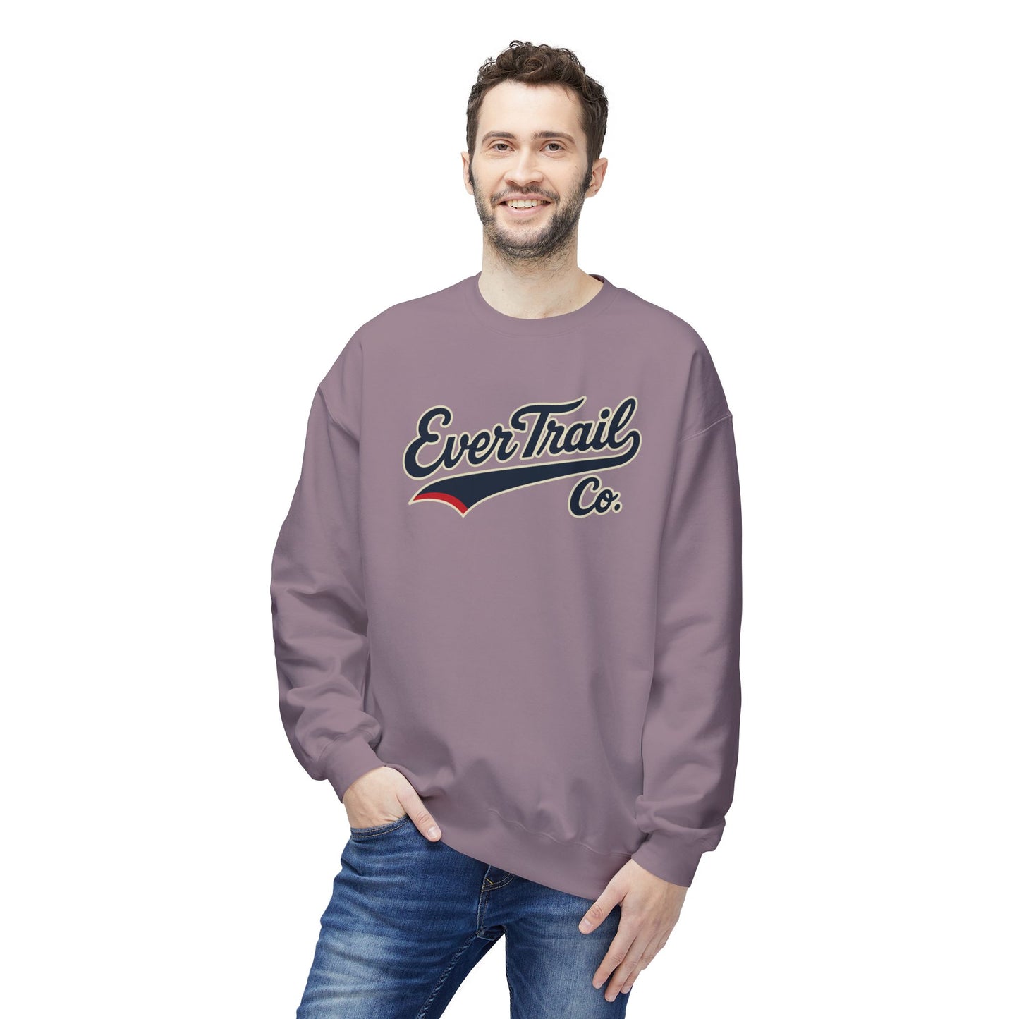 EverTrail Co.™ Baseball Script Crewneck Sweatshirt