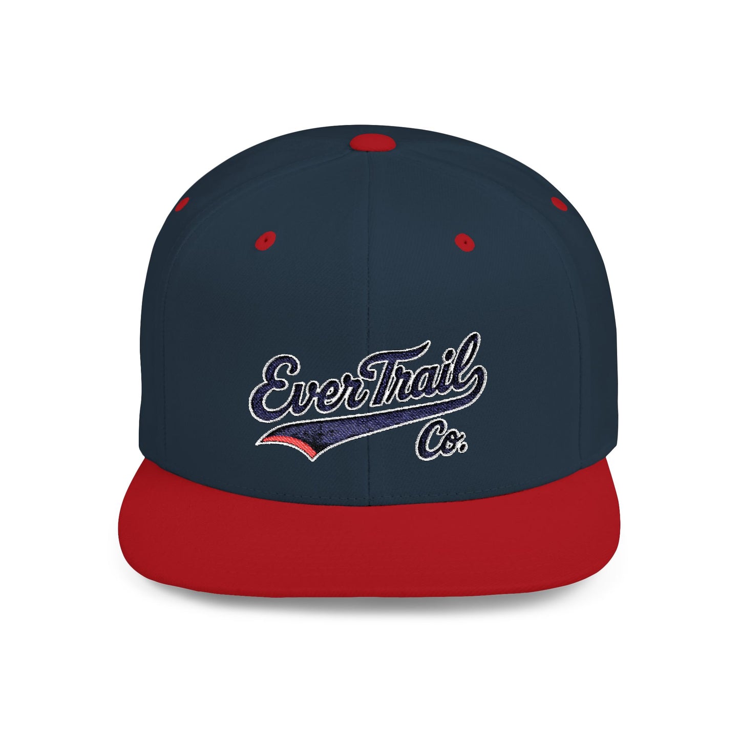 EverTrail Co.™ Baseball Script Flatbill Snapback