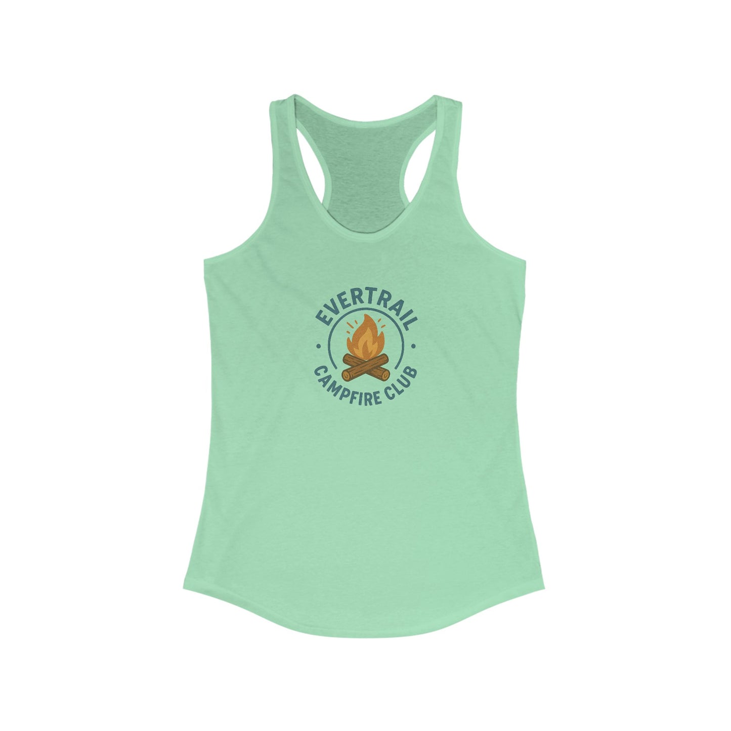 Evertrail Campfire Club Women's Racerback Tank | Outdoor Adventure Wear, Summer Tops, Fitness Apparel, Camping Gear, Gift for Campers