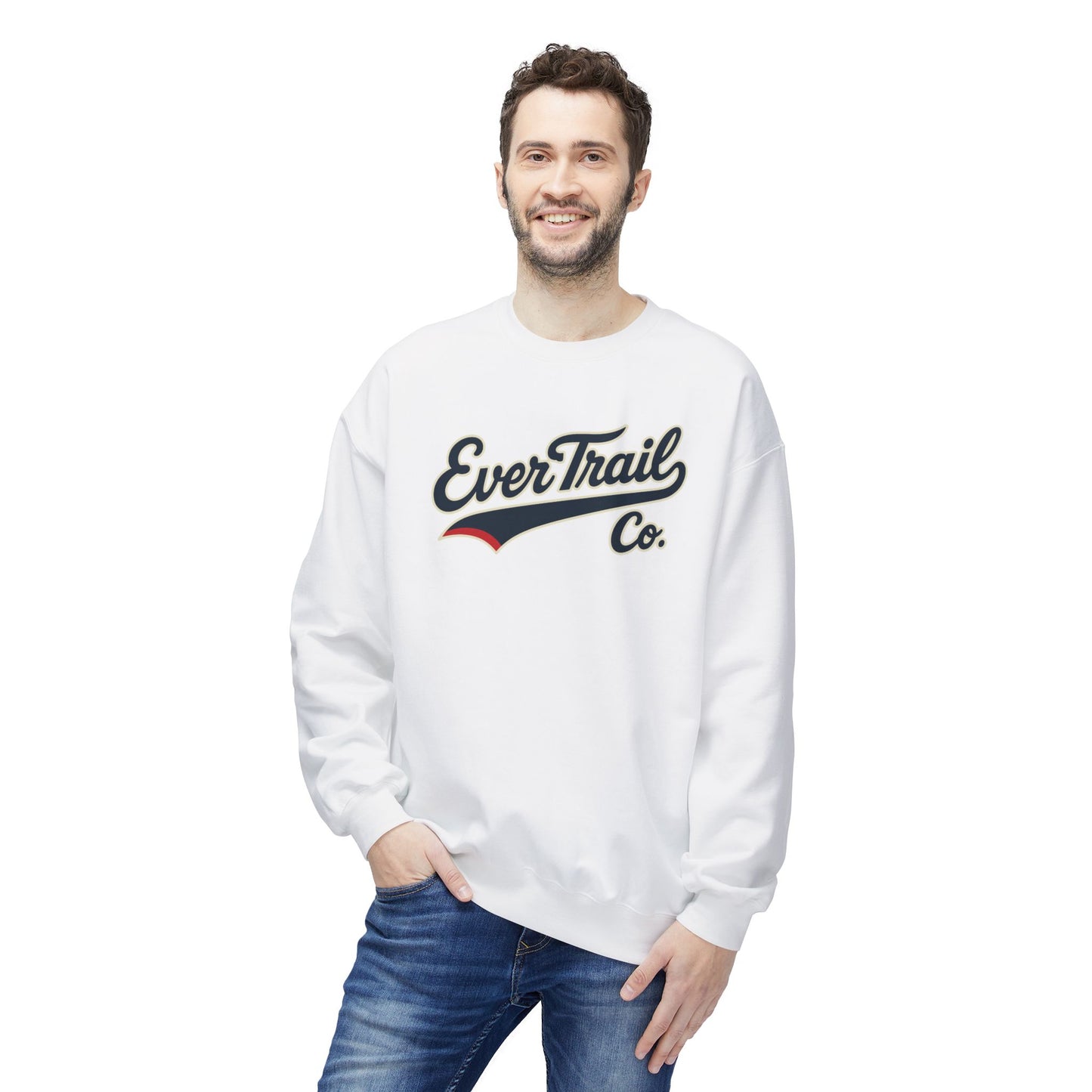 EverTrail Co.™ Baseball Script Crewneck Sweatshirt