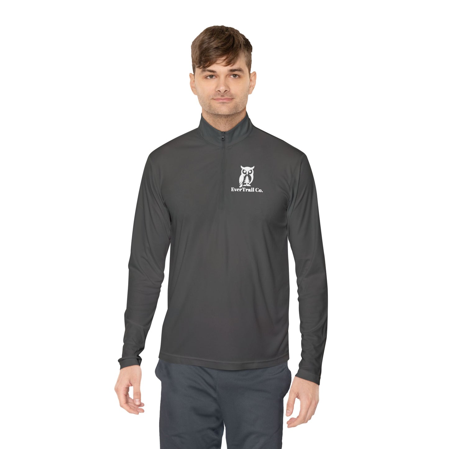 Stylish Unisex Quarter-Zip Pullover for Casual Comfort, Perfect for Outdoor Activities, Gift for Him or Her, Athleisure Wear, Pet Lovers