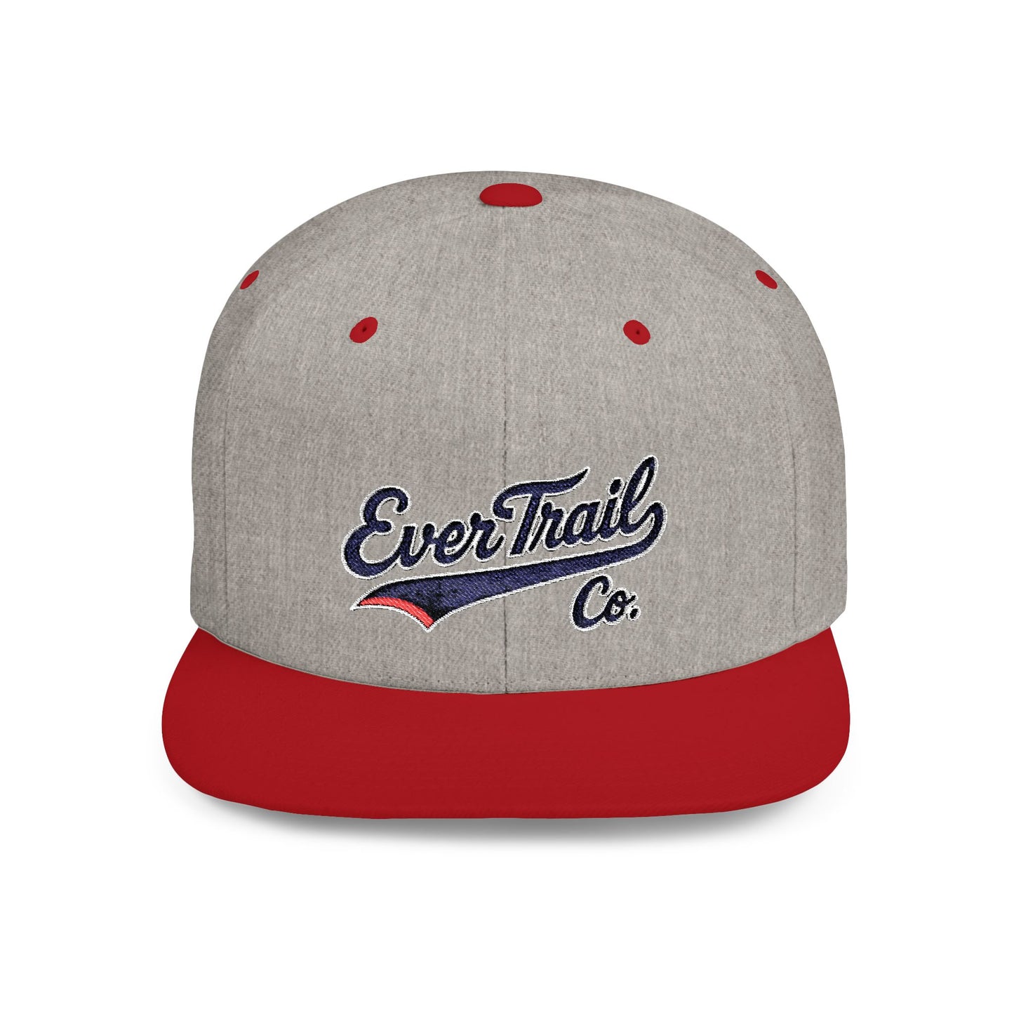EverTrail Co.™ Baseball Script Flatbill Snapback