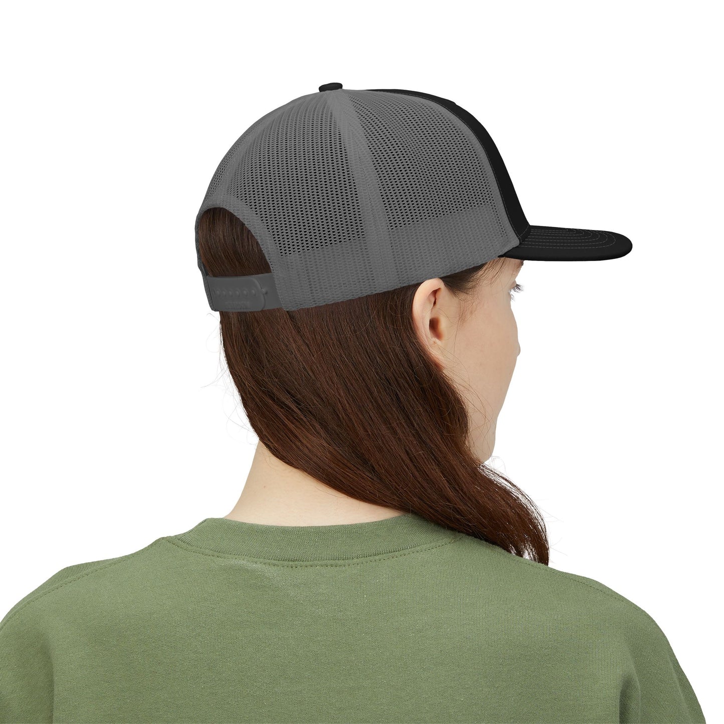 Outdoor Adventure Snapback Cap, Embroidered Trucker Hat for Hiking, Camping, Gifts for Him, Trendy Casual Headwear
