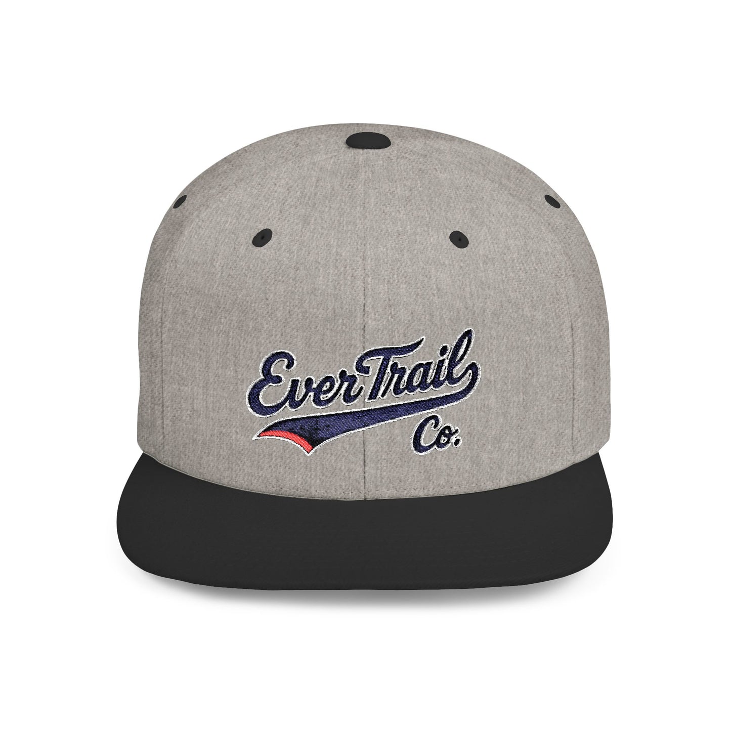 EverTrail Co.™ Baseball Script Flatbill Snapback