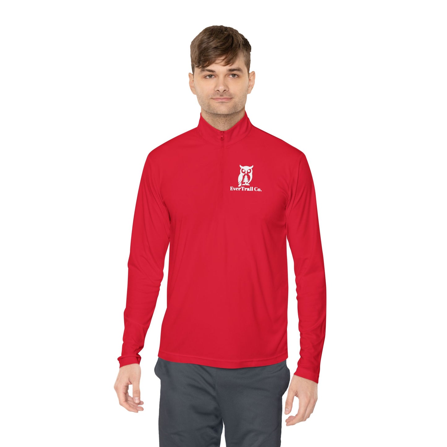 Stylish Unisex Quarter-Zip Pullover for Casual Comfort, Perfect for Outdoor Activities, Gift for Him or Her, Athleisure Wear, Pet Lovers