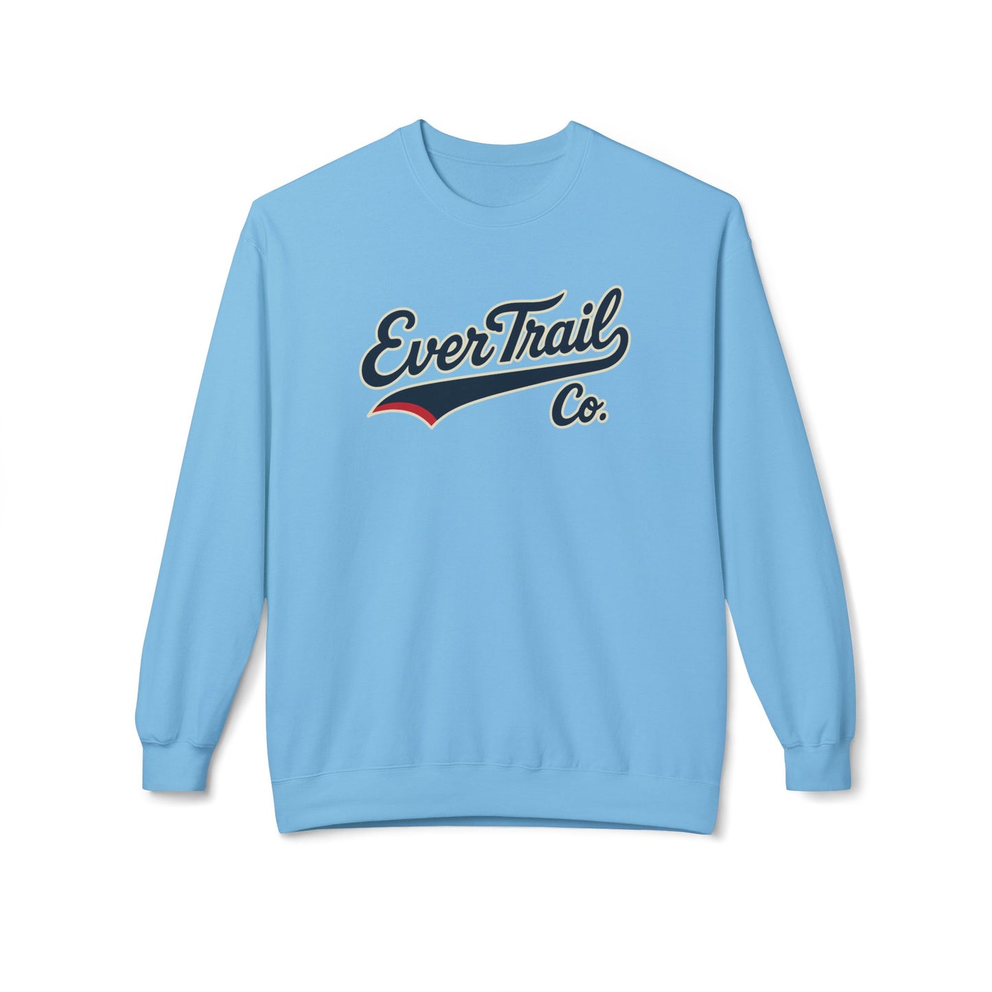 EverTrail Co.™ Baseball Script Crewneck Sweatshirt