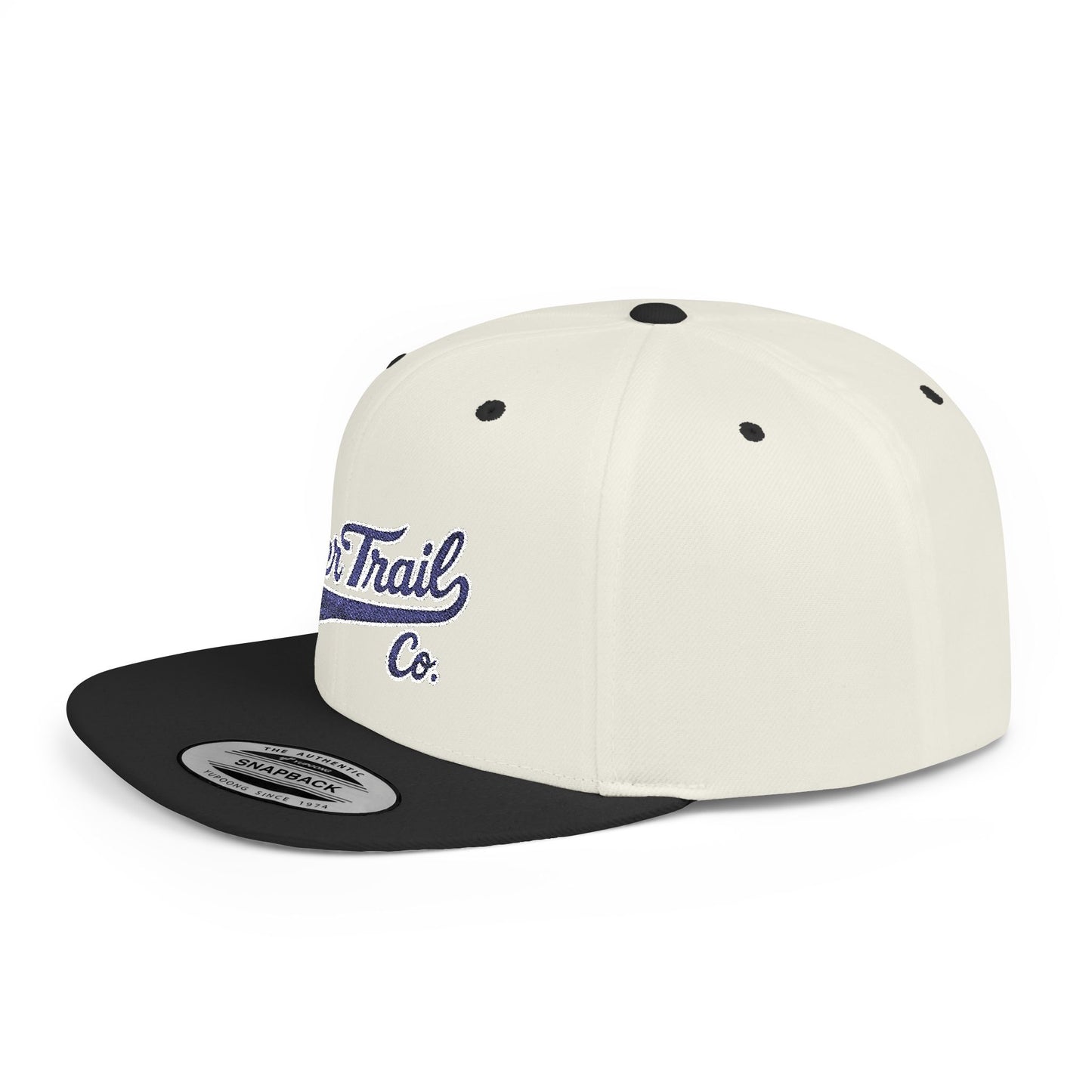 EverTrail Co.™ Baseball Script Flatbill Snapback
