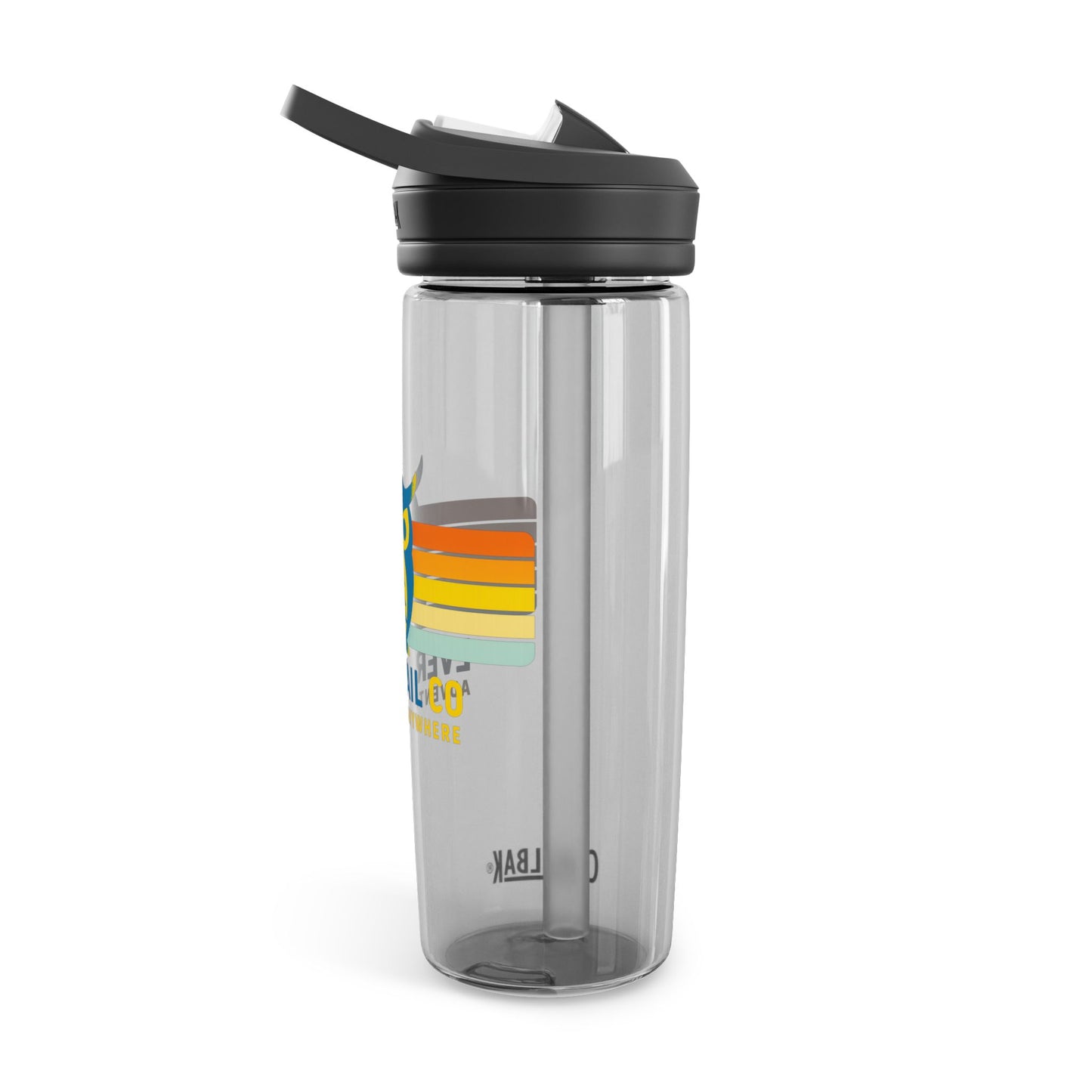 Retro Owl Water Bottle, Eco-Friendly Hydration, Sports Bottle for Hiking, Gifts for Adventurers, Everyday Essentials