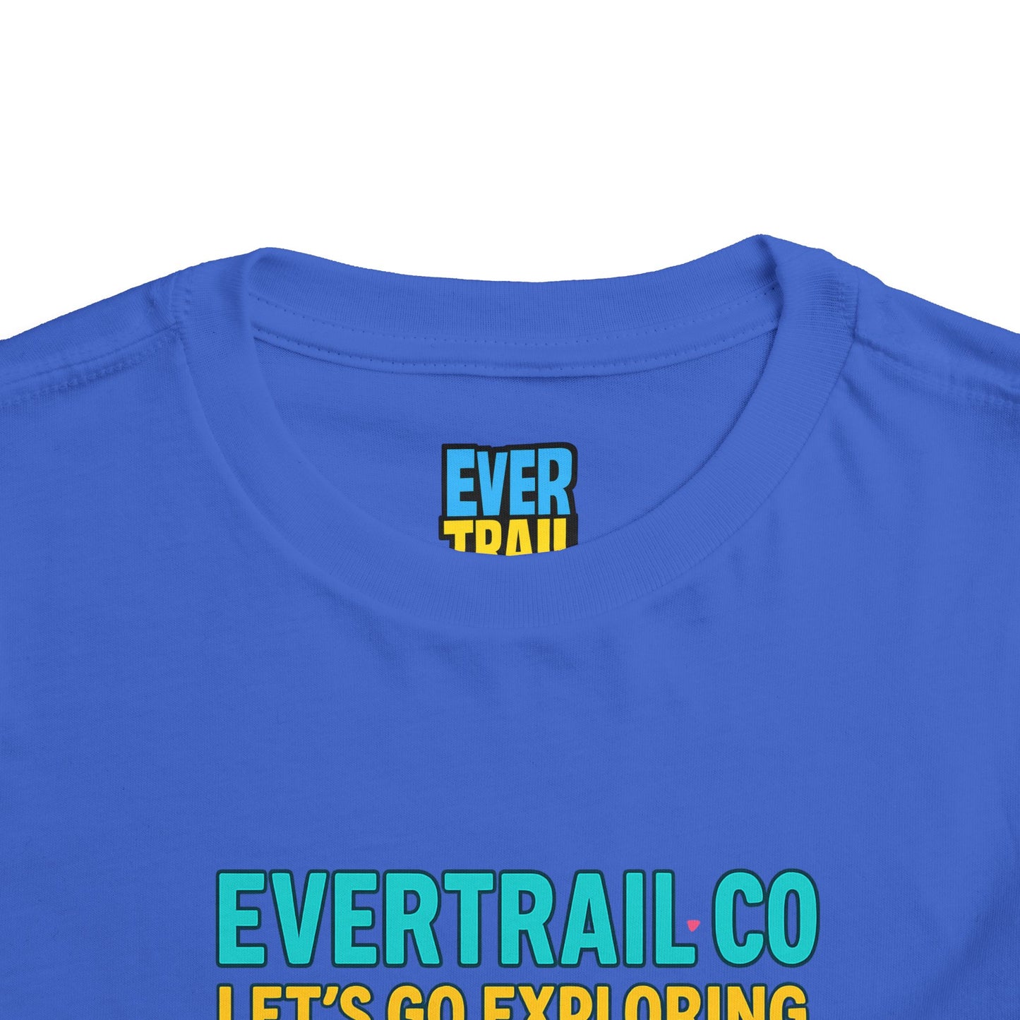 “Let’s Go Exploring” Retro Toddlers Adventure Shirt – 90s Nature Icons Tee by EverTrail Co.