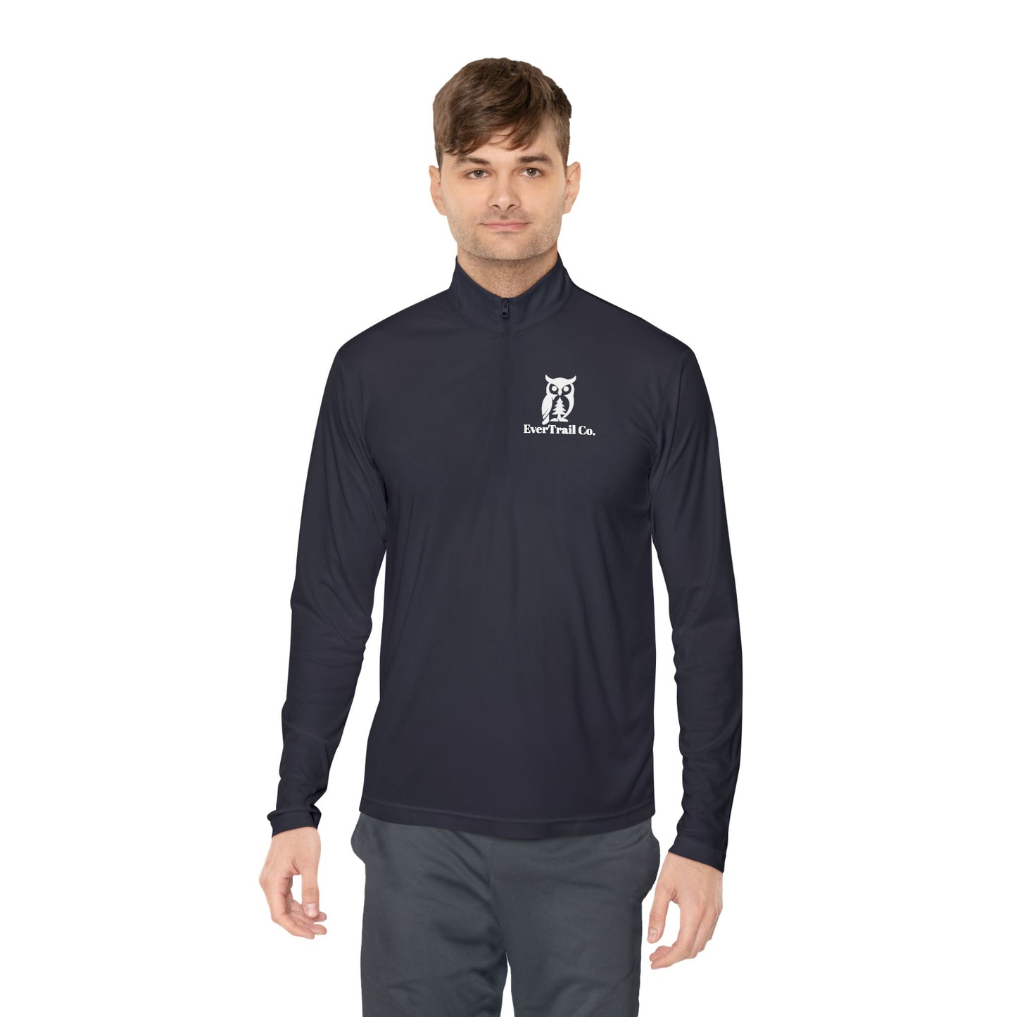 Stylish Unisex Quarter-Zip Pullover for Casual Comfort, Perfect for Outdoor Activities, Gift for Him or Her, Athleisure Wear, Pet Lovers