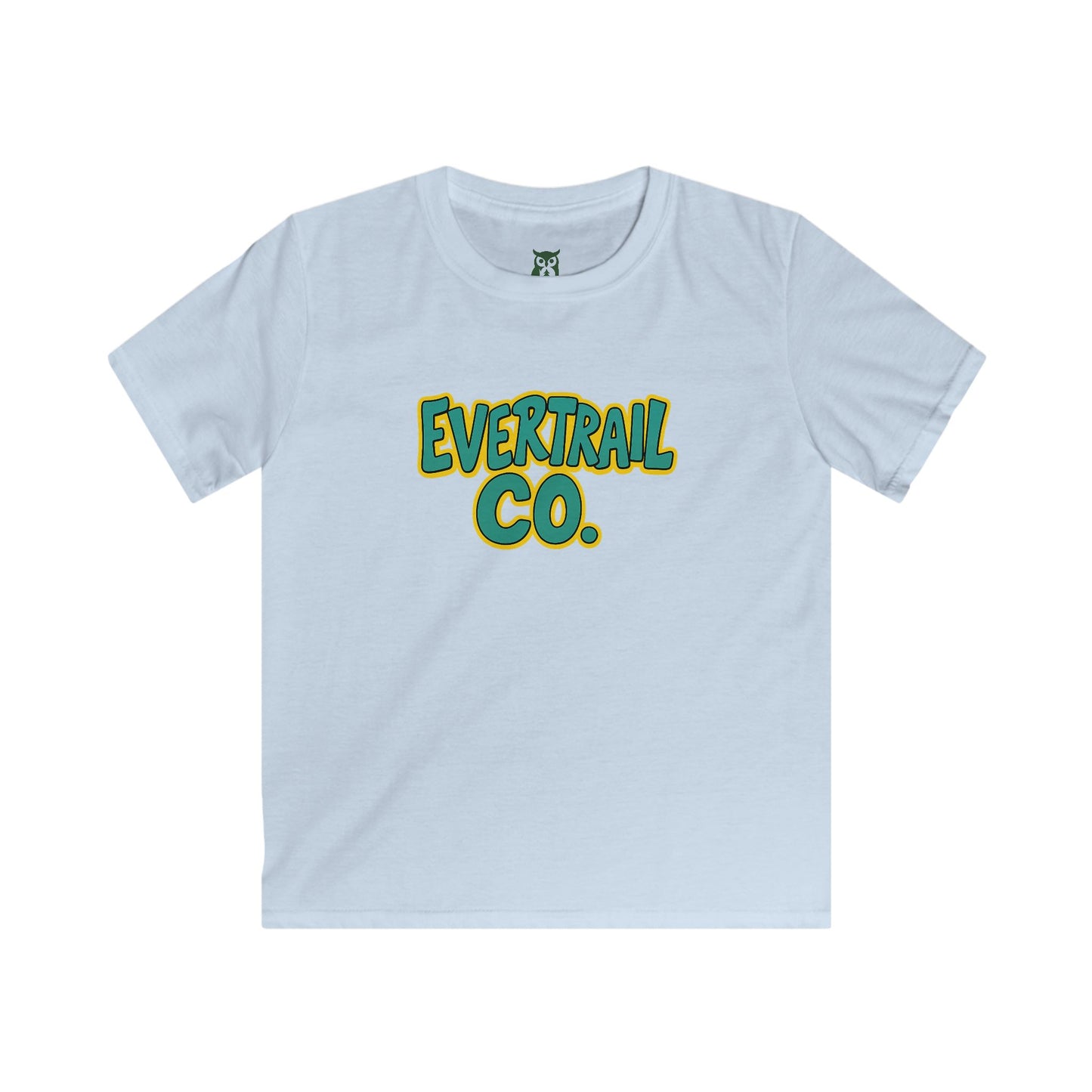 Evertrail Co. Kids Scooby Softstyle Tee - Fun Graphic T-Shirt for Children, Summer Outfit, Birthday Gift, Casual Playwear, Everyday Style
