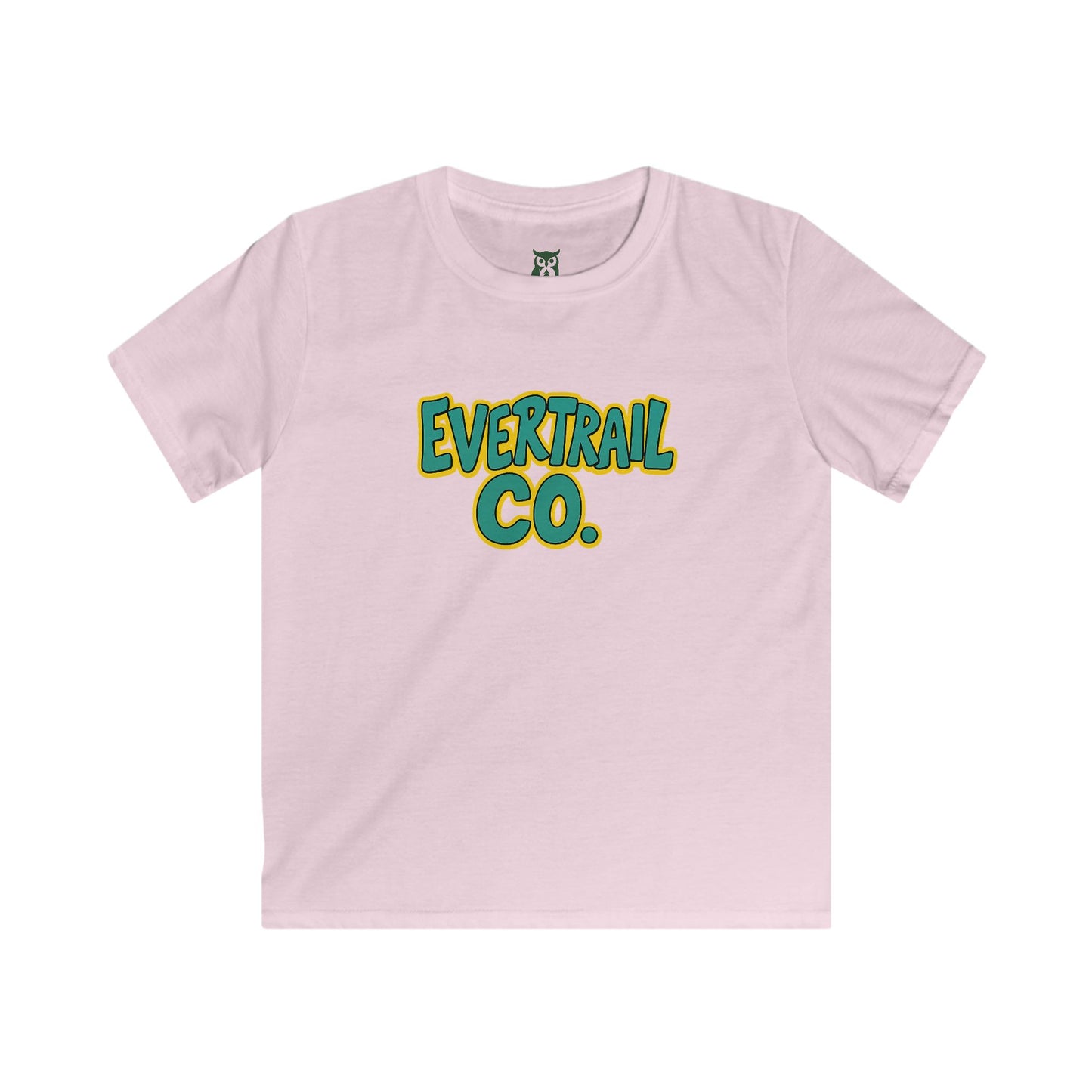 Evertrail Co. Kids Scooby Softstyle Tee - Fun Graphic T-Shirt for Children, Summer Outfit, Birthday Gift, Casual Playwear, Everyday Style