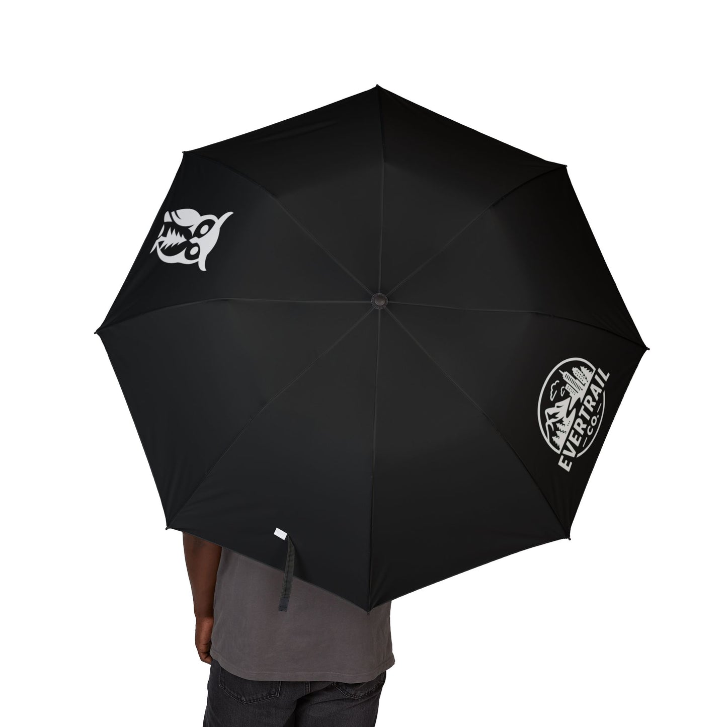 Classic EverTrail Semi-Automatic Foldable Umbrella - Perfect for Rainy Days, Outdoor Events, Fashion Accessory, Travel Companion, Gift Idea