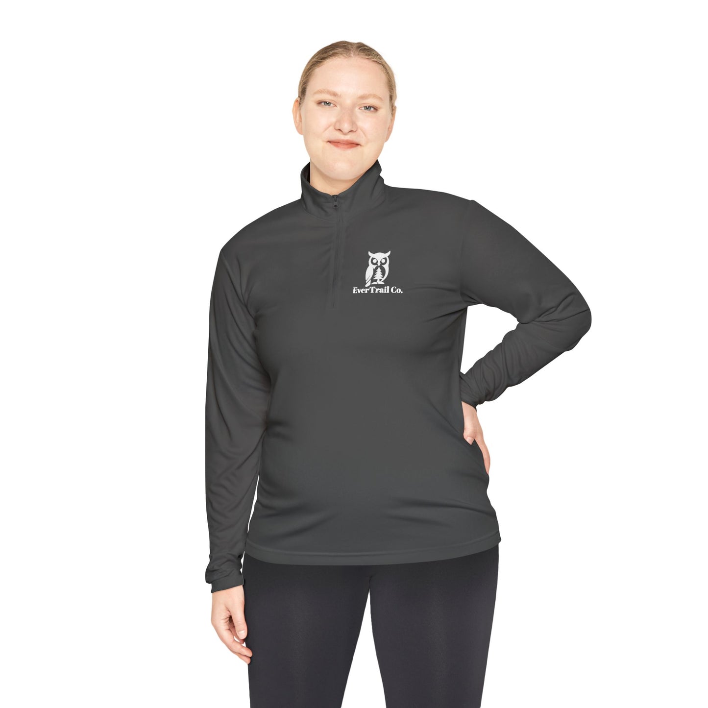 Stylish Unisex Quarter-Zip Pullover for Casual Comfort, Perfect for Outdoor Activities, Gift for Him or Her, Athleisure Wear, Pet Lovers