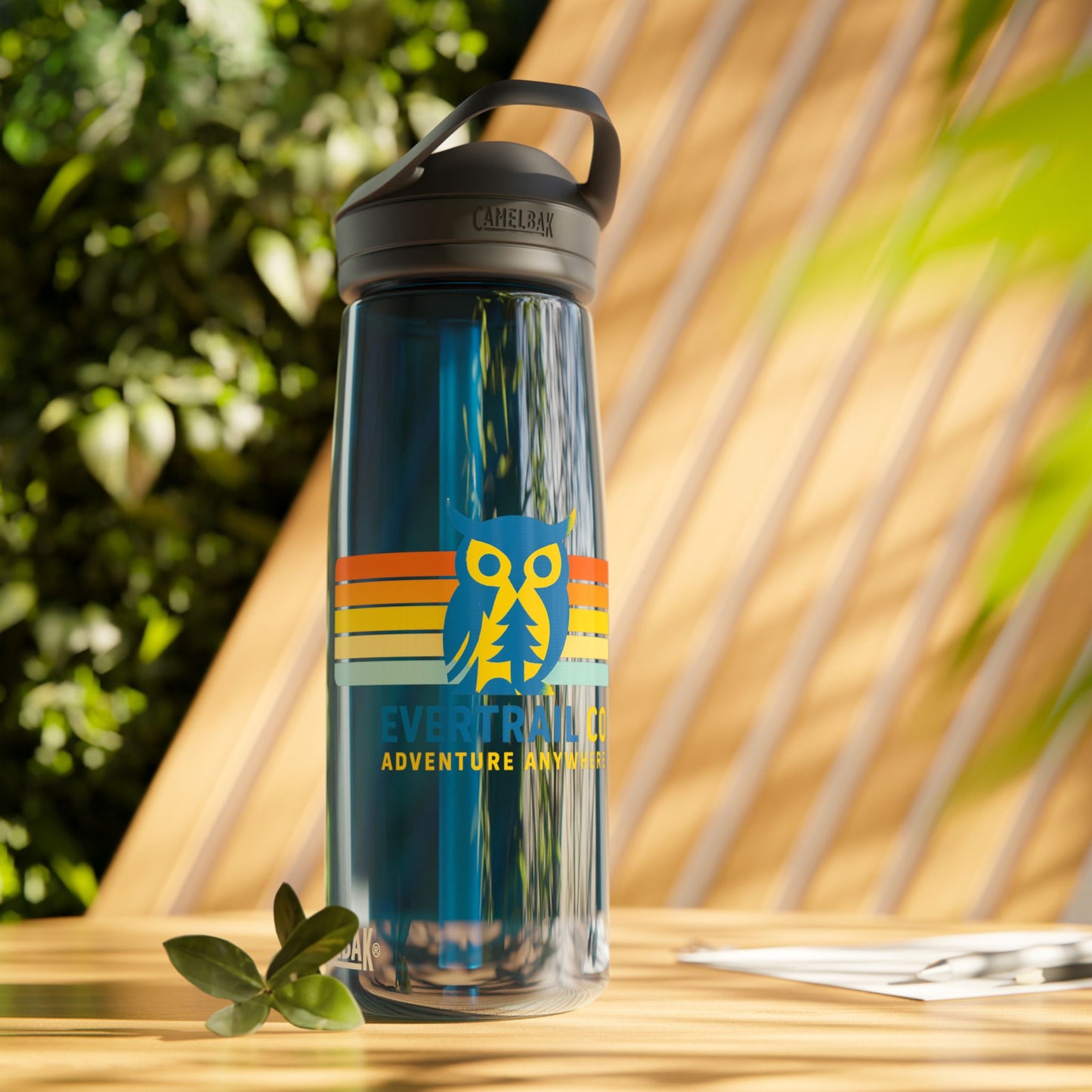 Retro Owl Water Bottle, Eco-Friendly Hydration, Sports Bottle for Hiking, Gifts for Adventurers, Everyday Essentials