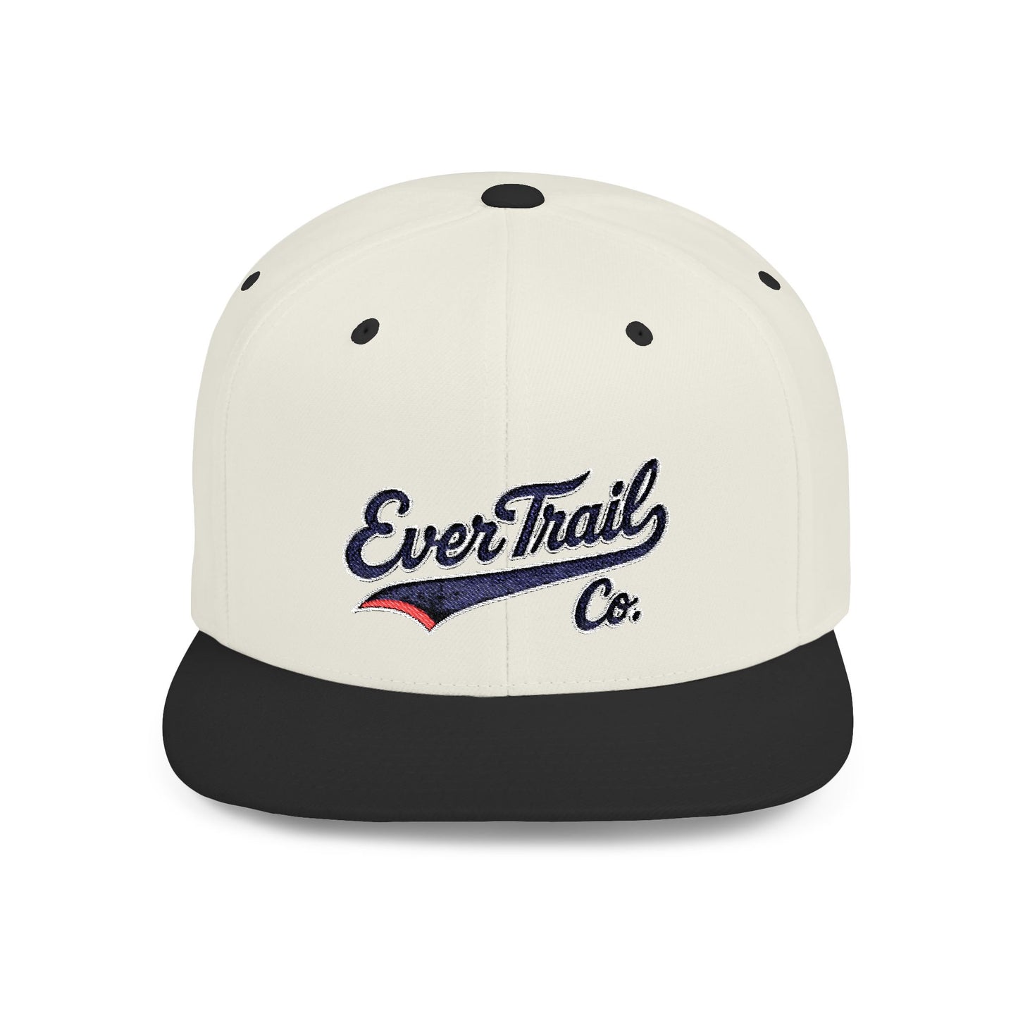 EverTrail Co.™ Baseball Script Flatbill Snapback