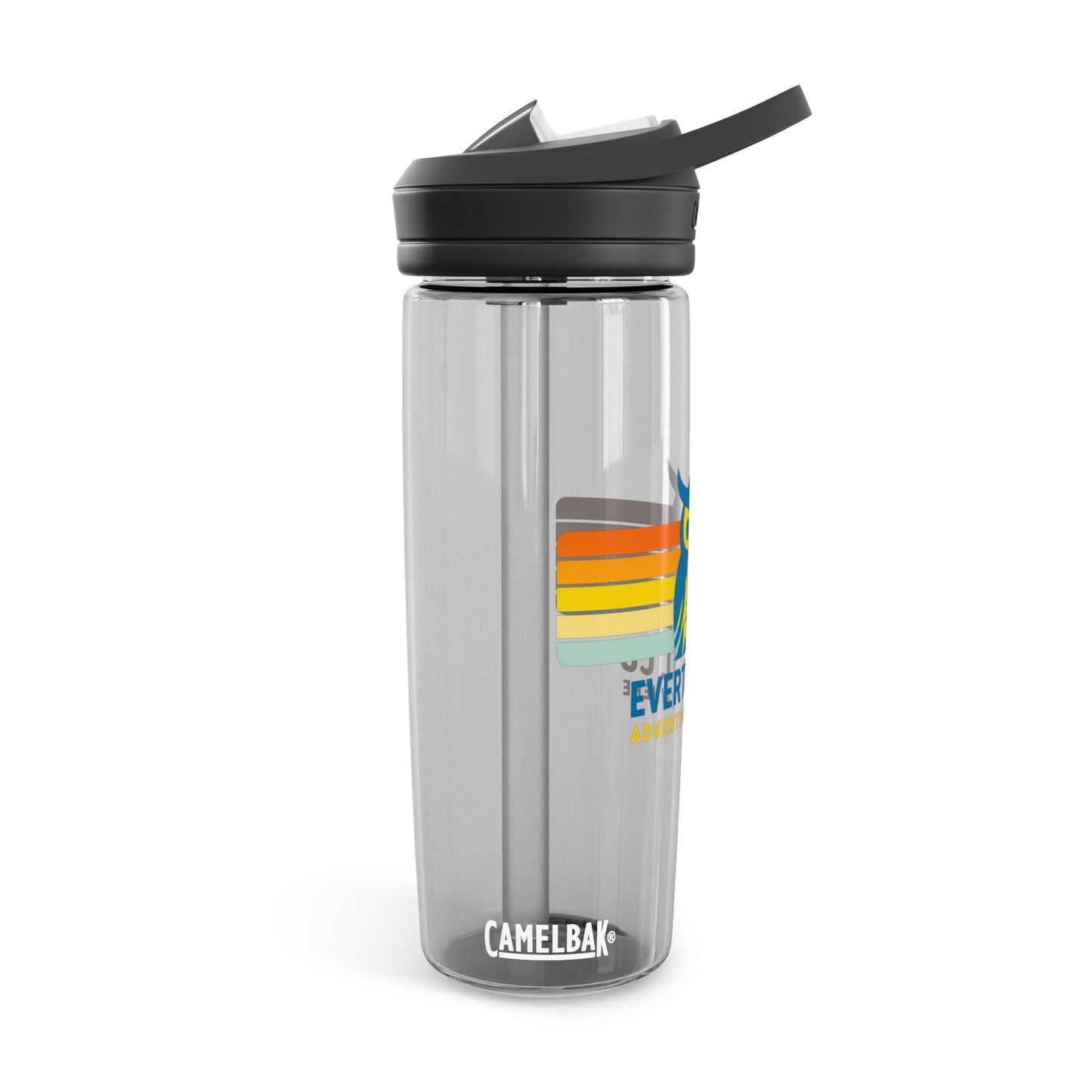 Retro Owl Water Bottle, Eco-Friendly Hydration, Sports Bottle for Hiking, Gifts for Adventurers, Everyday Essentials