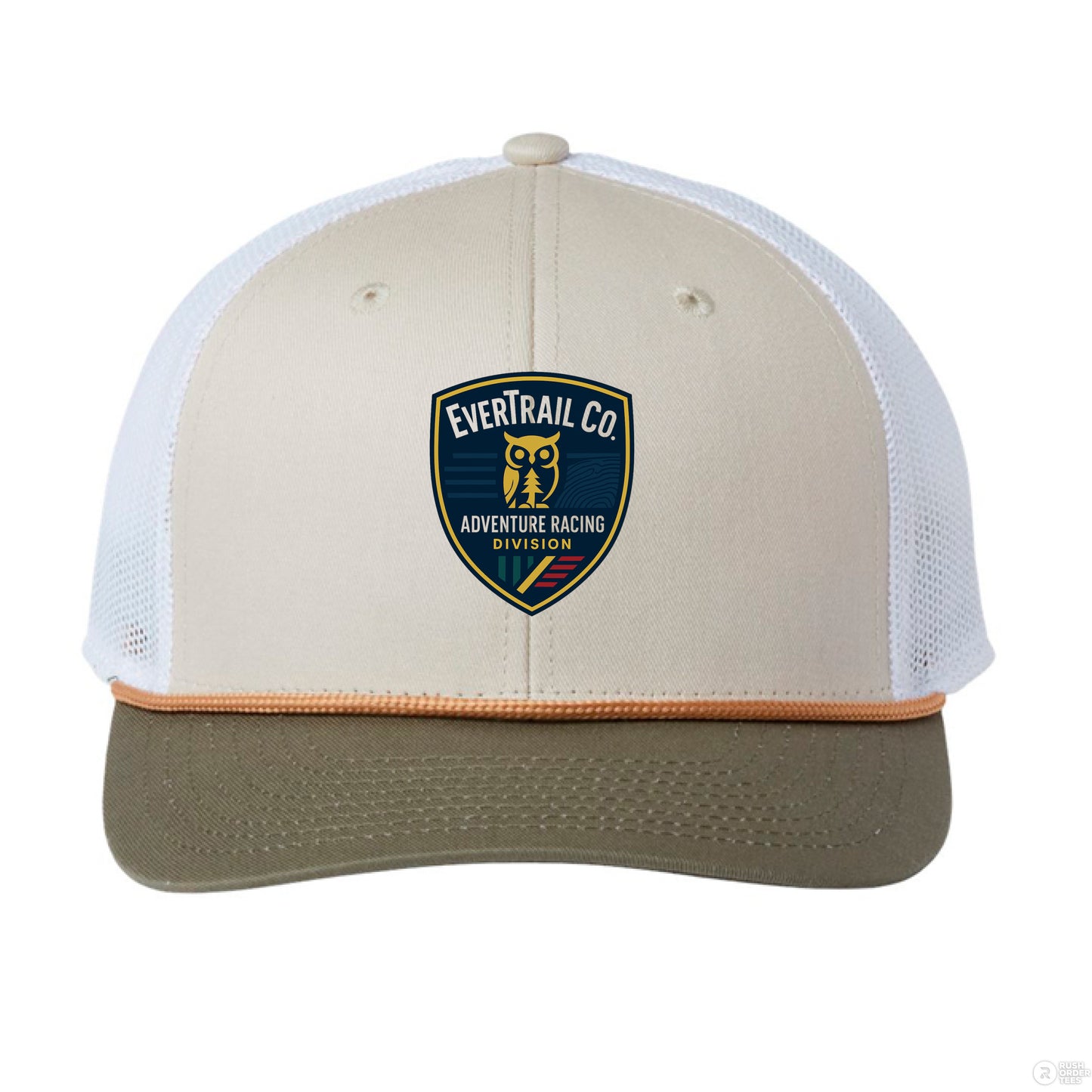 Light Olive/ White - FRONT