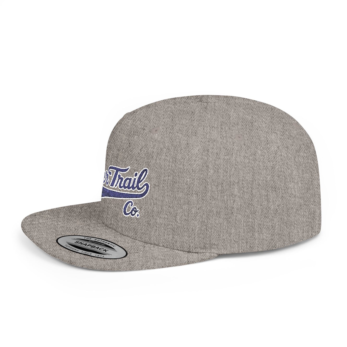 EverTrail Co.™ Baseball Script Flatbill Snapback