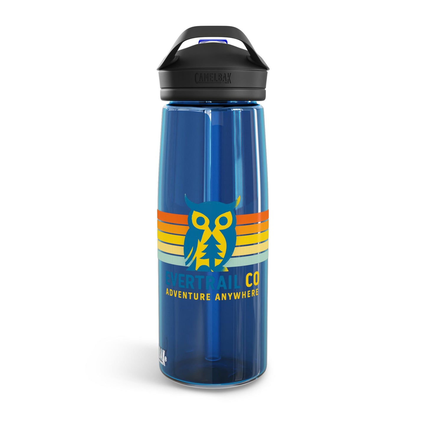 Retro Owl Water Bottle, Eco-Friendly Hydration, Sports Bottle for Hiking, Gifts for Adventurers, Everyday Essentials