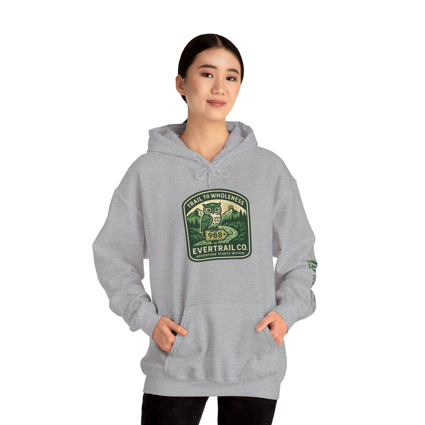 Trail to Wholeness™ Hoodie – Keep Going; The View Is Worth It