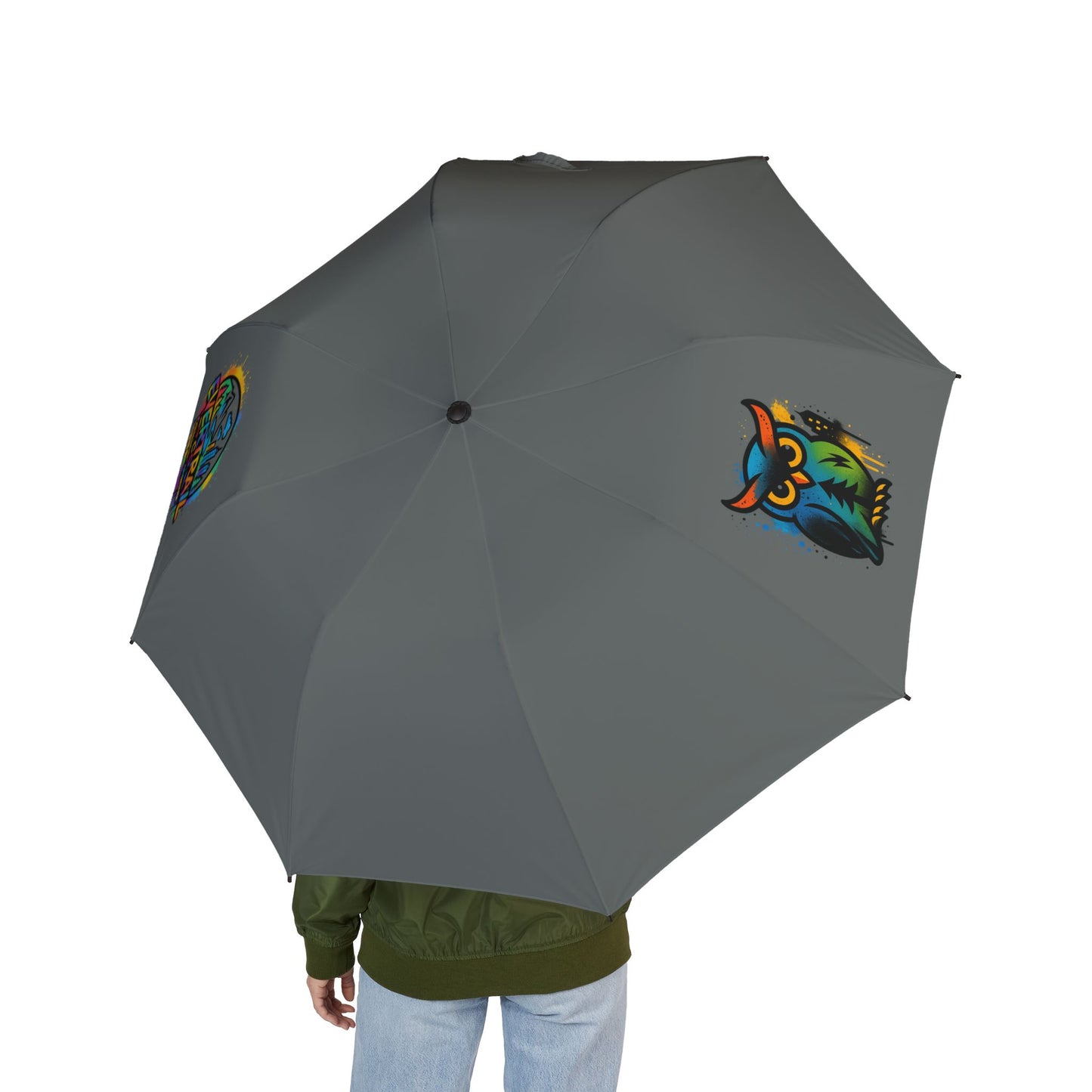 Colorful Urban Semi-Automatic Foldable Umbrella - Perfect for Rainy Days, Outdoor Events, Fashion Accessory, Travel Companion, Gift Idea