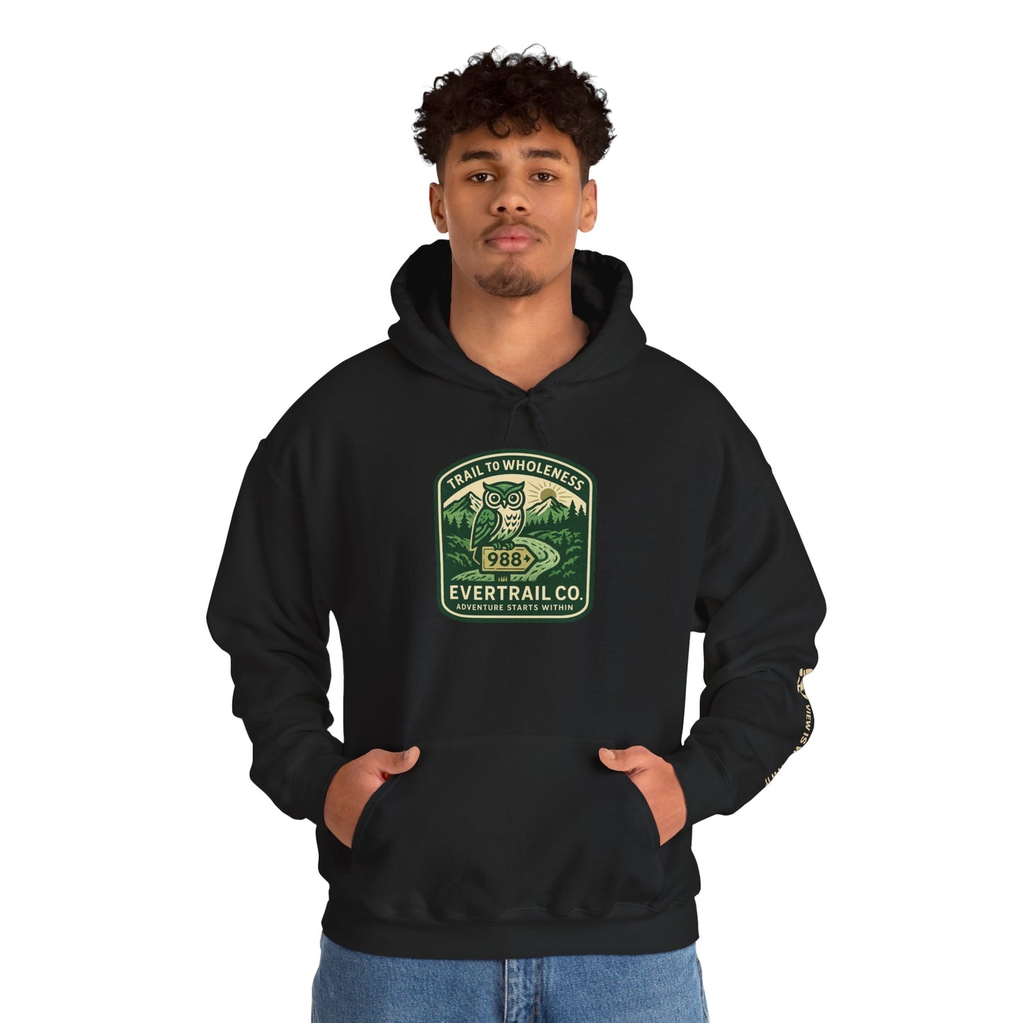 Trail to Wholeness™ Hoodie – Keep Going; The View Is Worth It