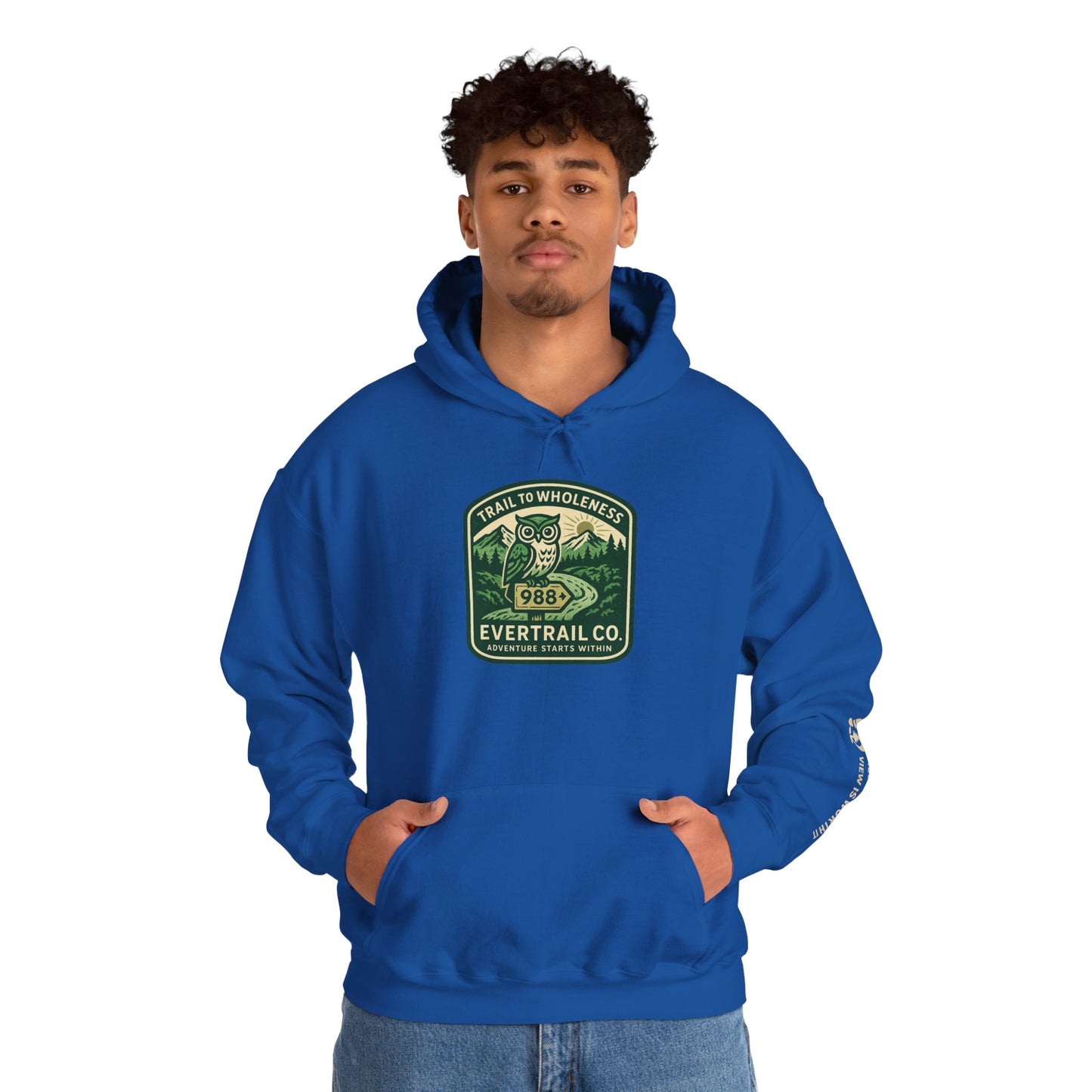 Trail to Wholeness™ Hoodie – Keep Going; The View Is Worth It
