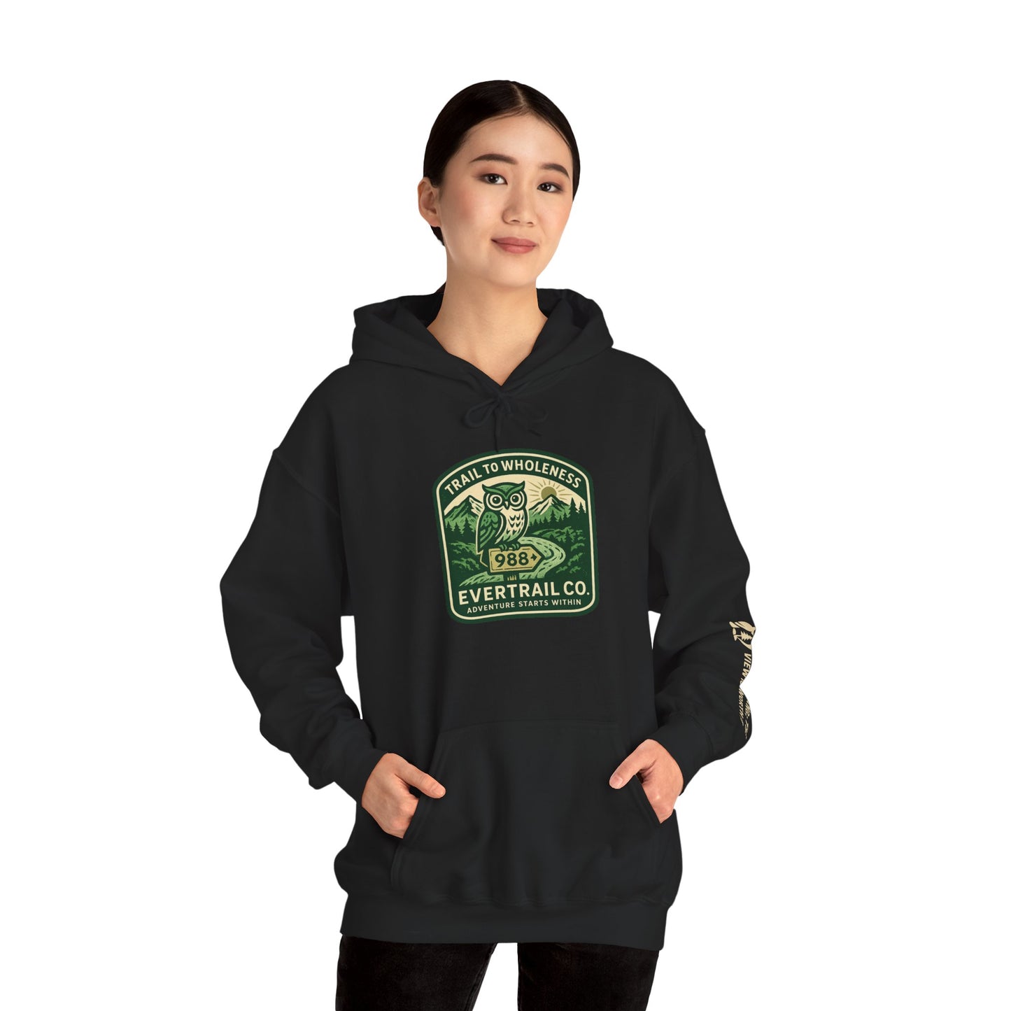 Trail to Wholeness™ Hoodie – Keep Going; The View Is Worth It