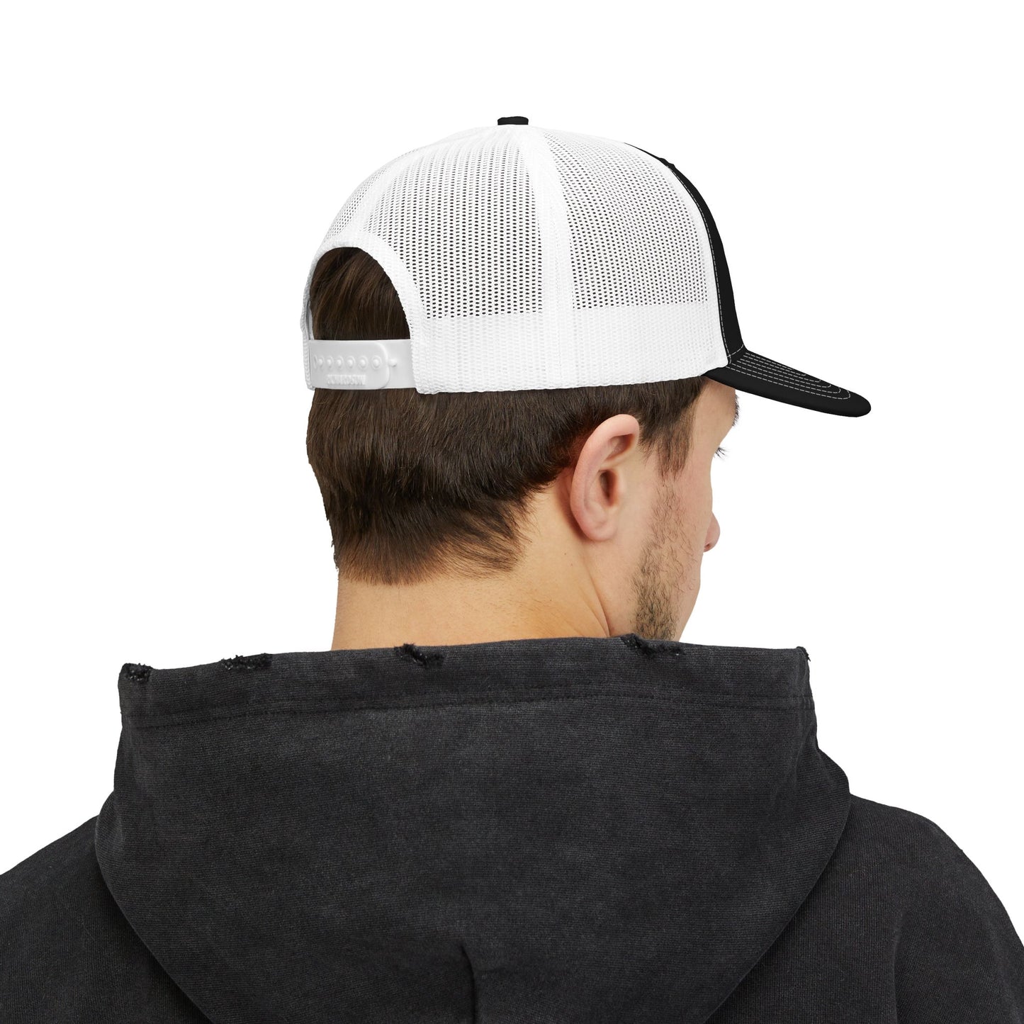 Outdoor Adventure Snapback Cap, Embroidered Trucker Hat for Hiking, Camping, Gifts for Him, Trendy Casual Headwear