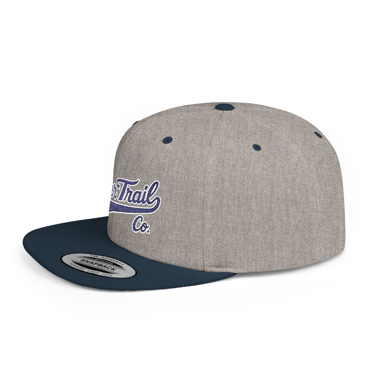 EverTrail Co.™ Baseball Script Flatbill Snapback