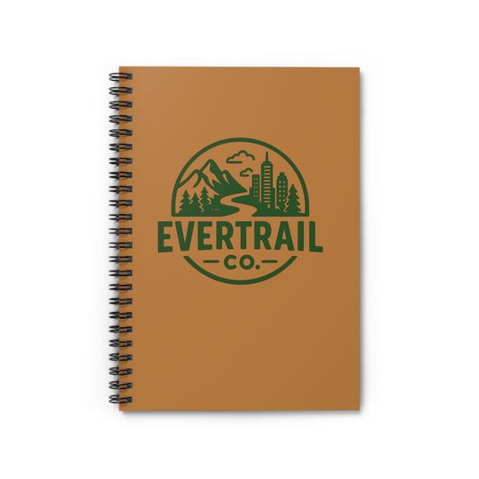 EverTrail Co. Spiral Notebook — Ruled Adventure Journal for Outdoors & Urban Explorers