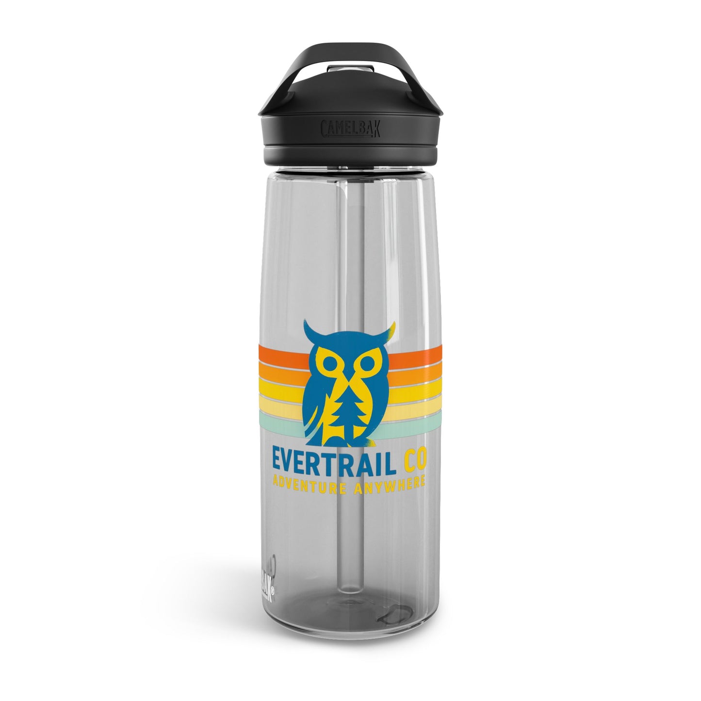 Retro Owl Water Bottle, Eco-Friendly Hydration, Sports Bottle for Hiking, Gifts for Adventurers, Everyday Essentials