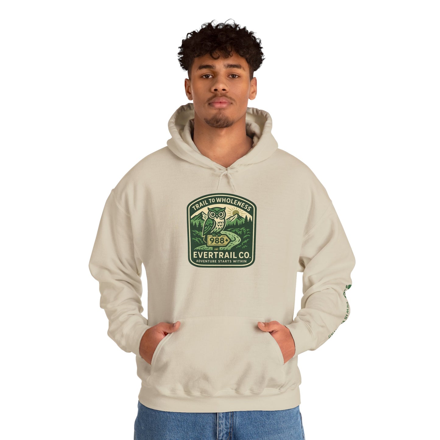 Trail to Wholeness™ Hoodie – Keep Going; The View Is Worth It