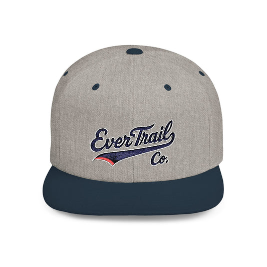 EverTrail Co.™ Baseball Script Flatbill Snapback
