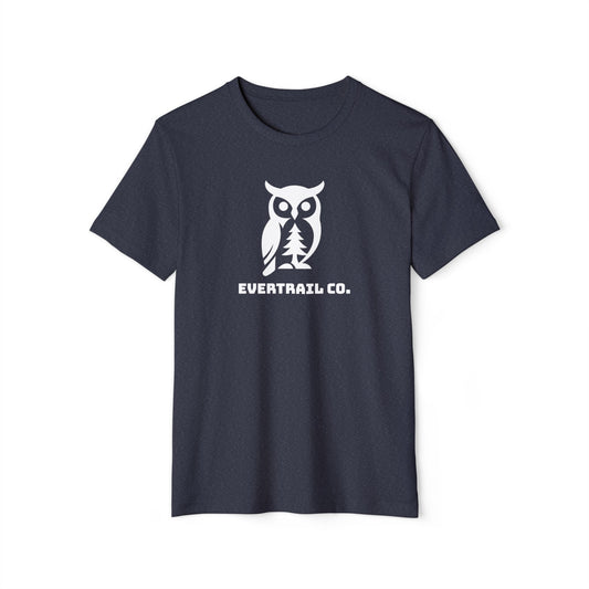 Eco-Friendly Owl T-Shirt, Unisex Organic Tee, Nature Lover Apparel, Animal Lover Gift, Sustainable Fashion, Cute Owl Design