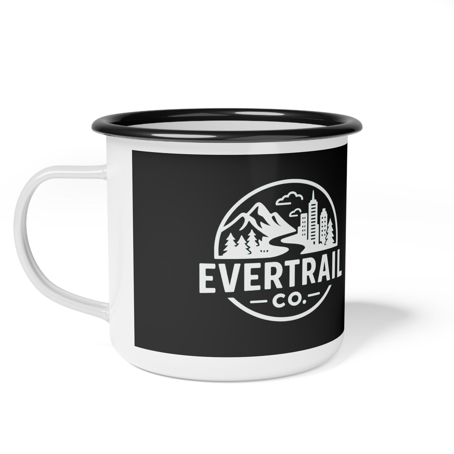 Evertrail Co. Enamel Camp Mug — Outdoor Adventure Camping Cup