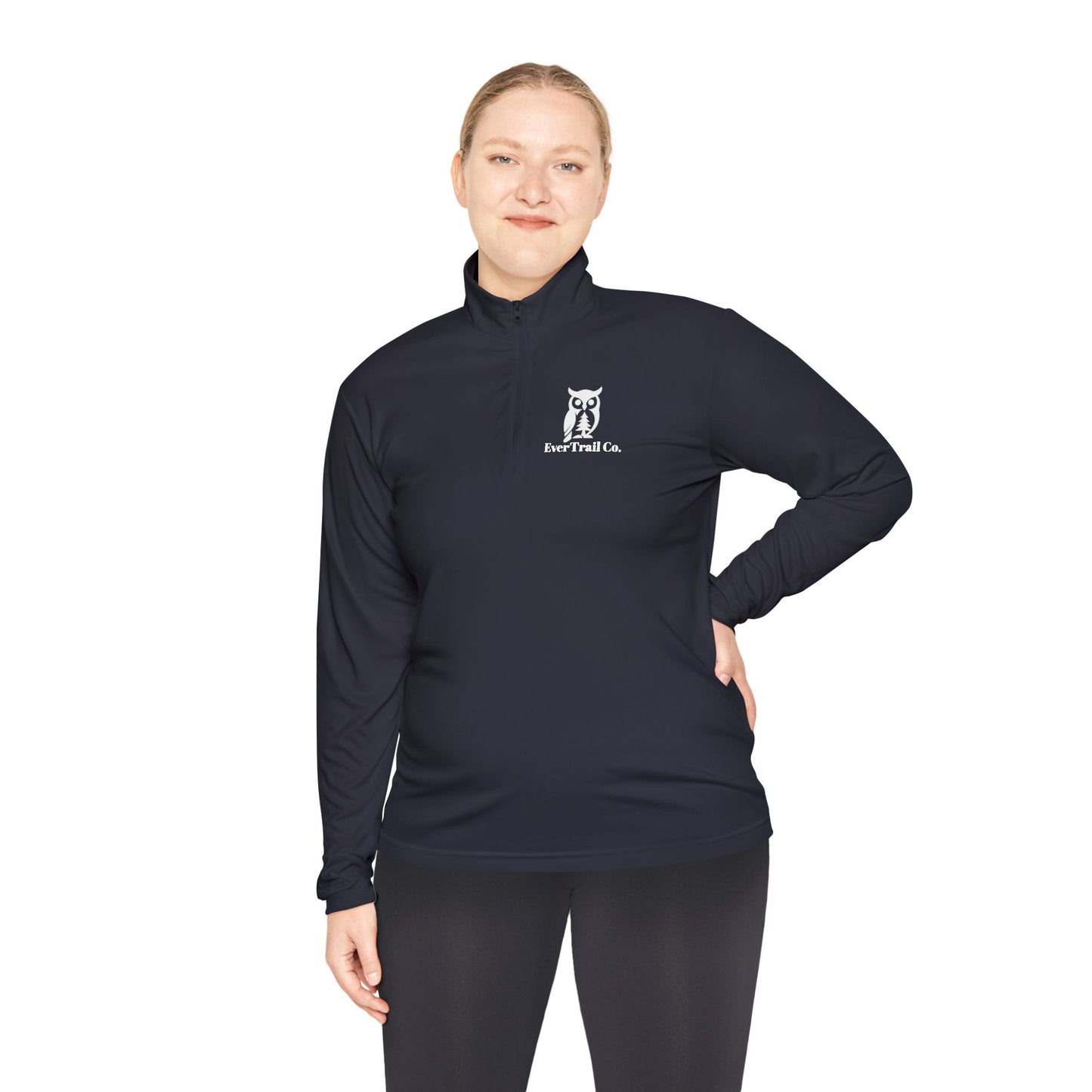 Stylish Unisex Quarter-Zip Pullover for Casual Comfort, Perfect for Outdoor Activities, Gift for Him or Her, Athleisure Wear, Pet Lovers