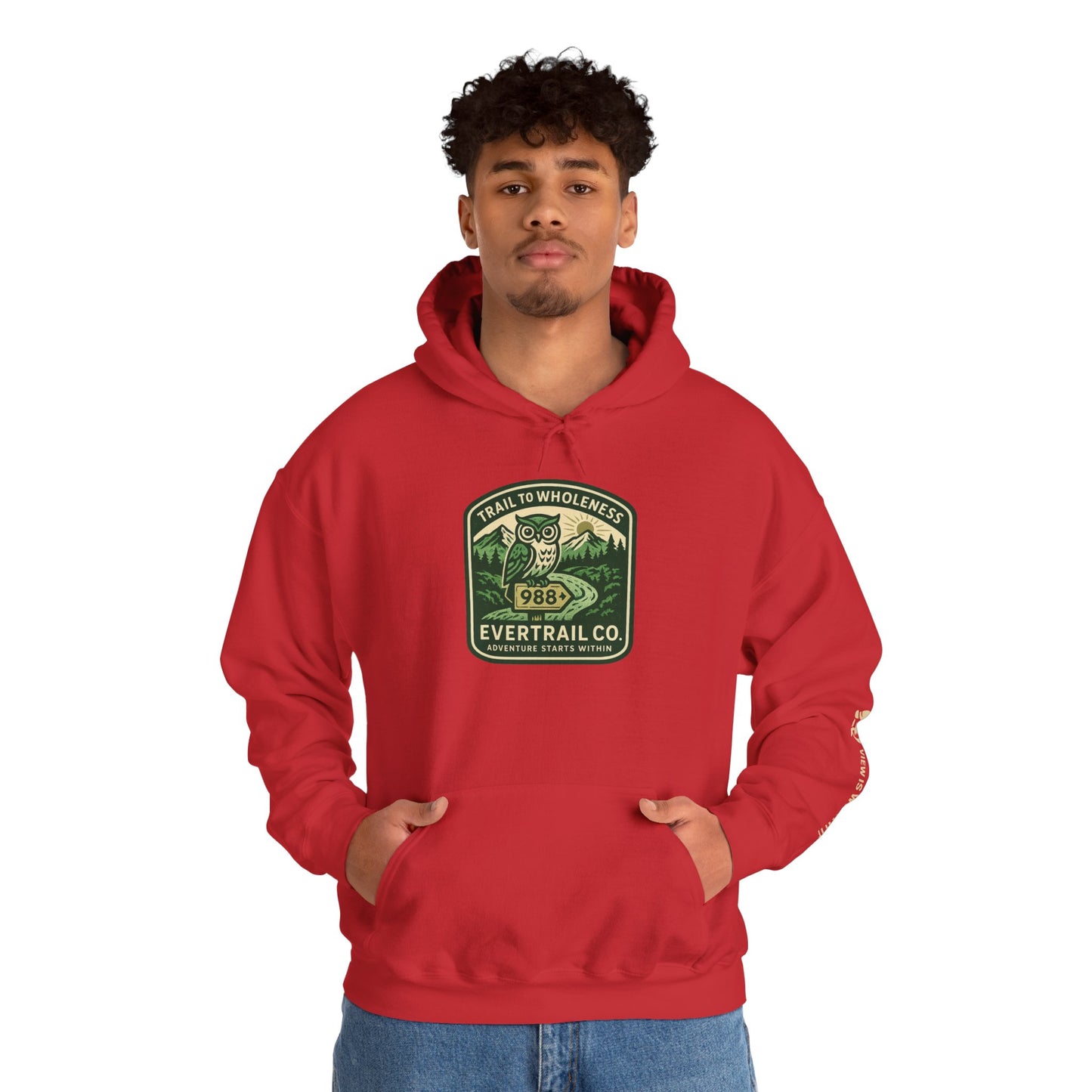 Trail to Wholeness™ Hoodie – Keep Going; The View Is Worth It