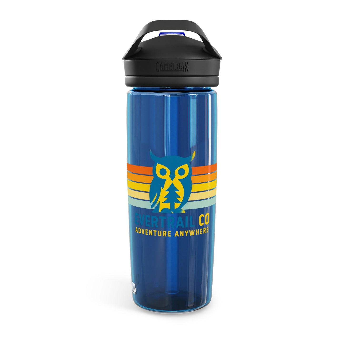 Retro Owl Water Bottle, Eco-Friendly Hydration, Sports Bottle for Hiking, Gifts for Adventurers, Everyday Essentials