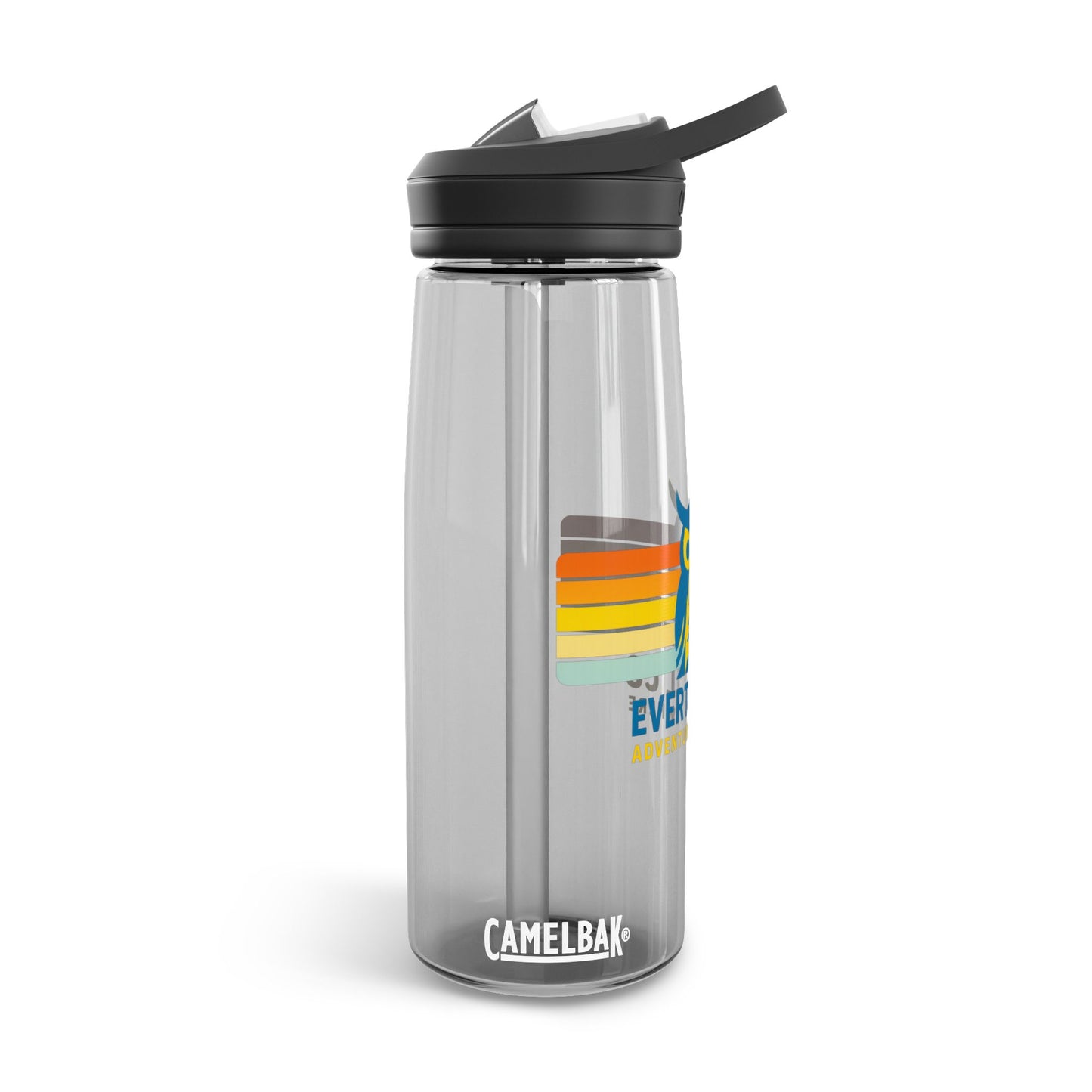 Retro Owl Water Bottle, Eco-Friendly Hydration, Sports Bottle for Hiking, Gifts for Adventurers, Everyday Essentials