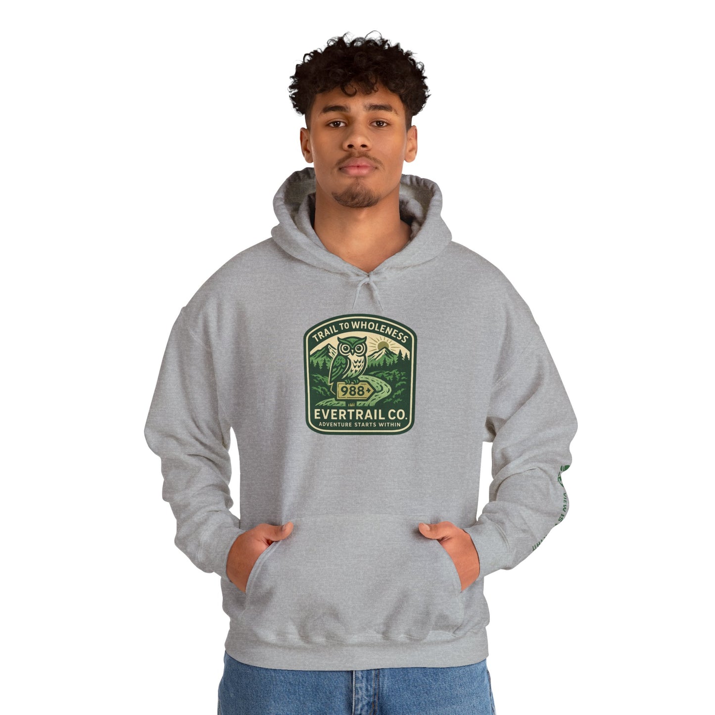 Trail to Wholeness™ Hoodie – Keep Going; The View Is Worth It